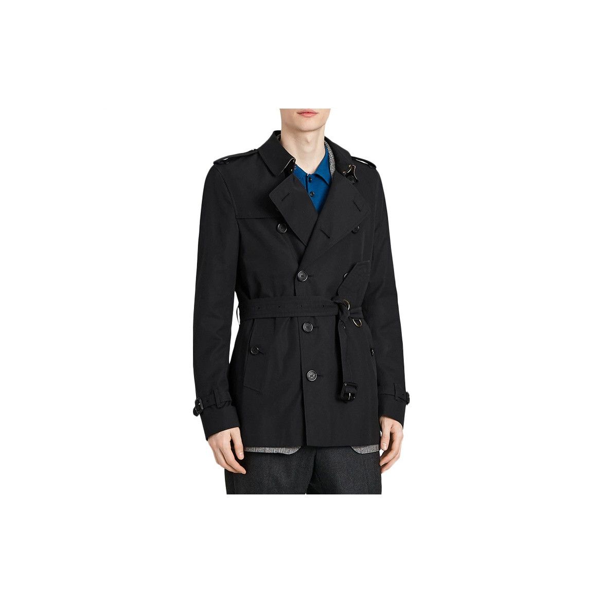 Burberry Burberry The Kensington Short Trench Coat Black Size 52 Size US L / EU 52-54 / 3 - 19 Thumbnail
