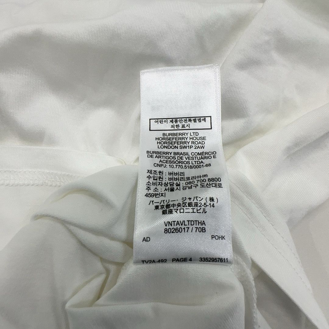 Burberry Burberry Logo Print T-Shirt White Size S Size US S / EU 44-46 / 1 - 3 Thumbnail