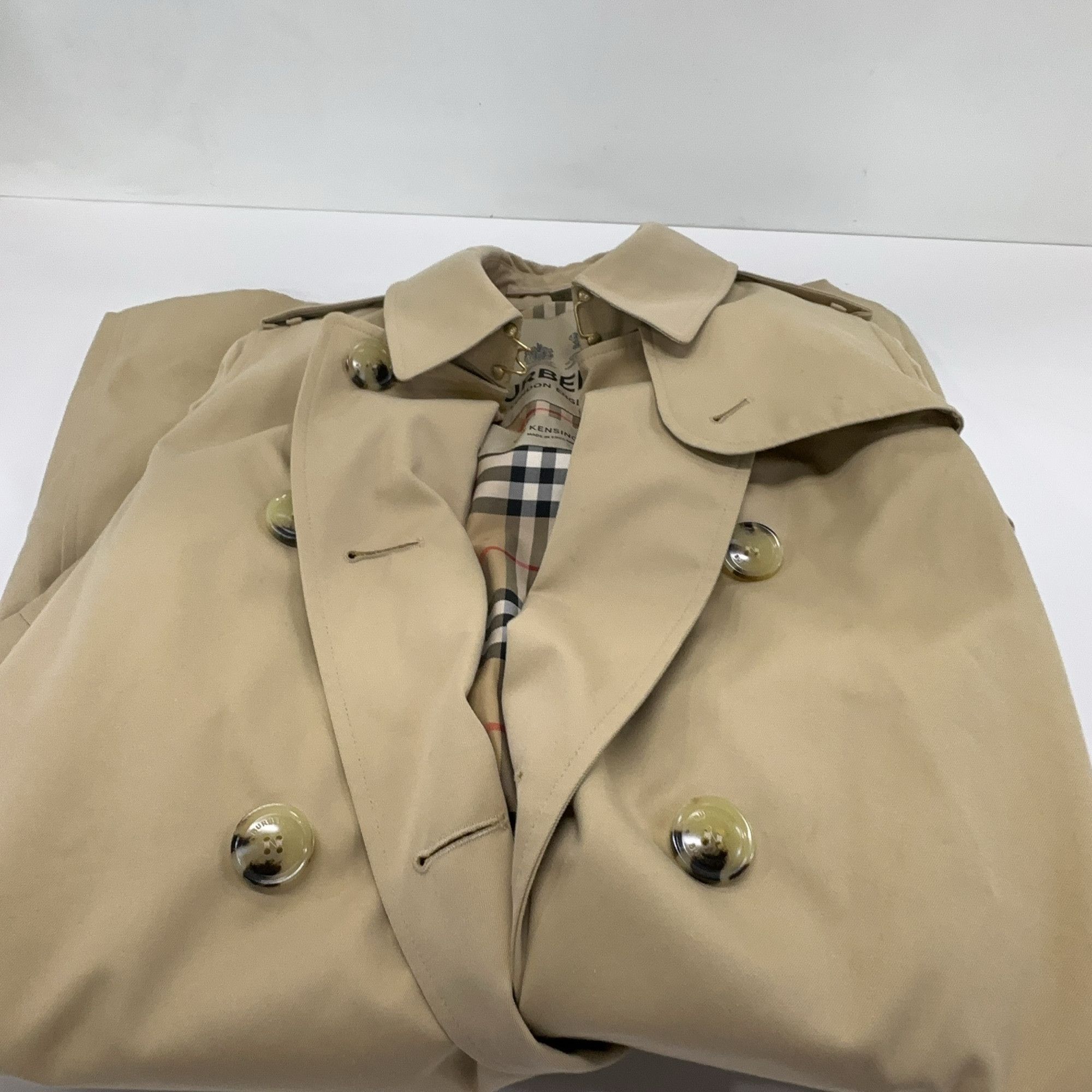 Burberry Burberry Kensington Trench Coat Size US 0 Size XS / US 0-2 / IT 36-38 - 8 Thumbnail