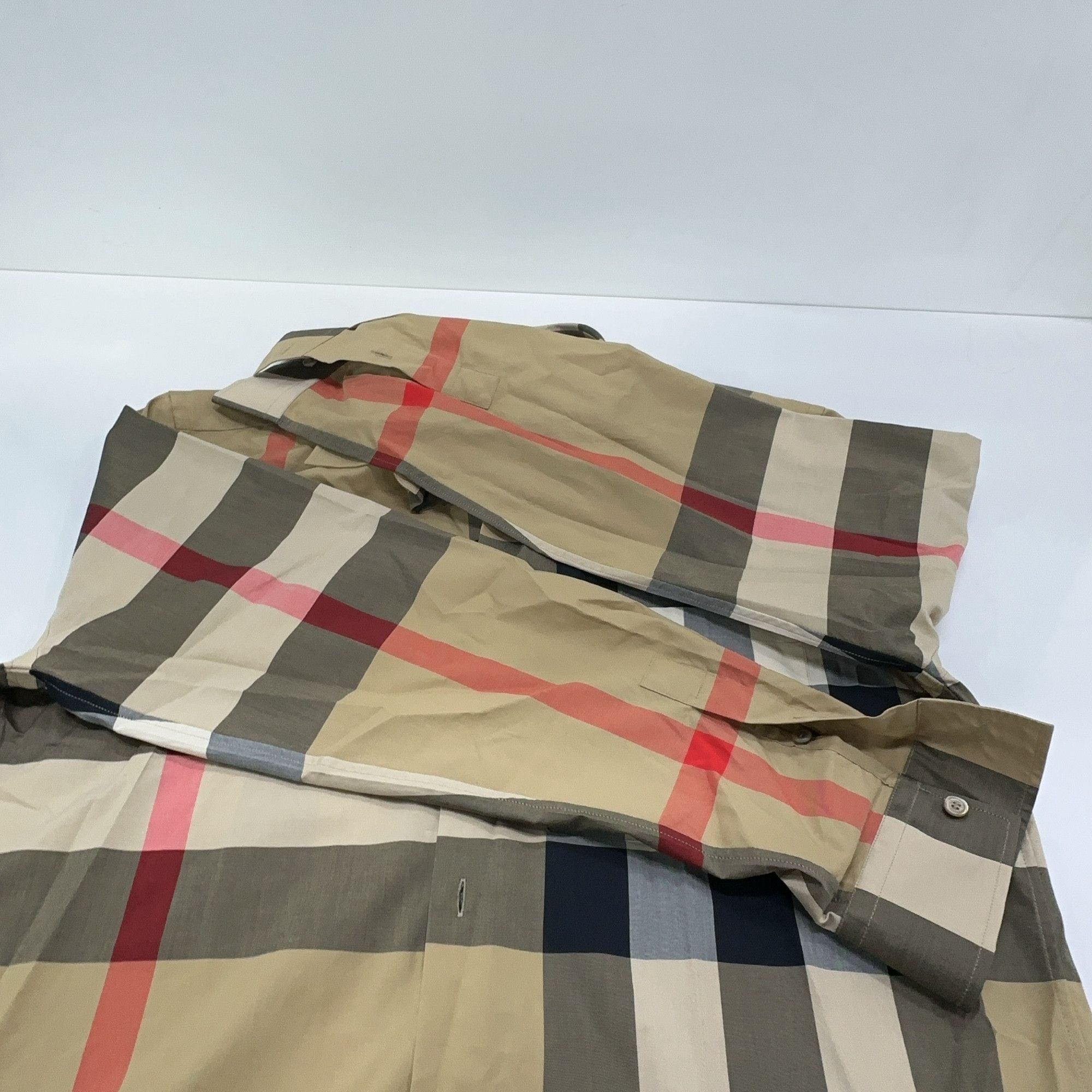 Burberry Burberry Check Button Up Shirt Size XL Size US XL / EU 56 / 4 - 7 Thumbnail
