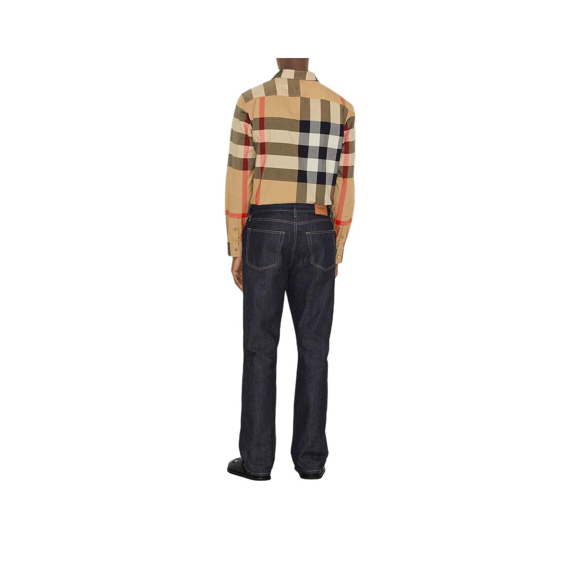 Burberry Burberry Check Button Up Shirt Size XL Size US XL / EU 56 / 4 - 12 Thumbnail
