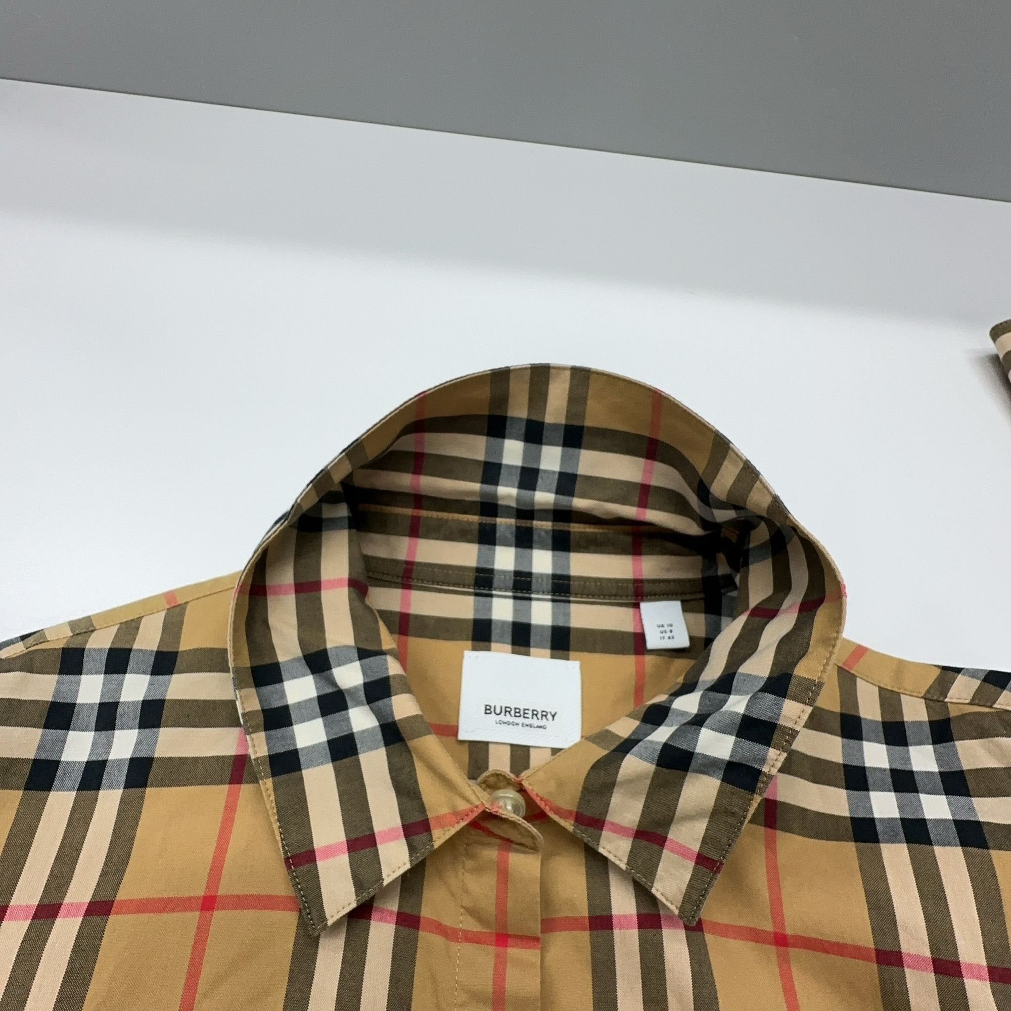 Burberry Burberry Classic Check Button Up Shirt Size 8 Size M / US 6-8 / IT 42-44 - 5 Thumbnail
