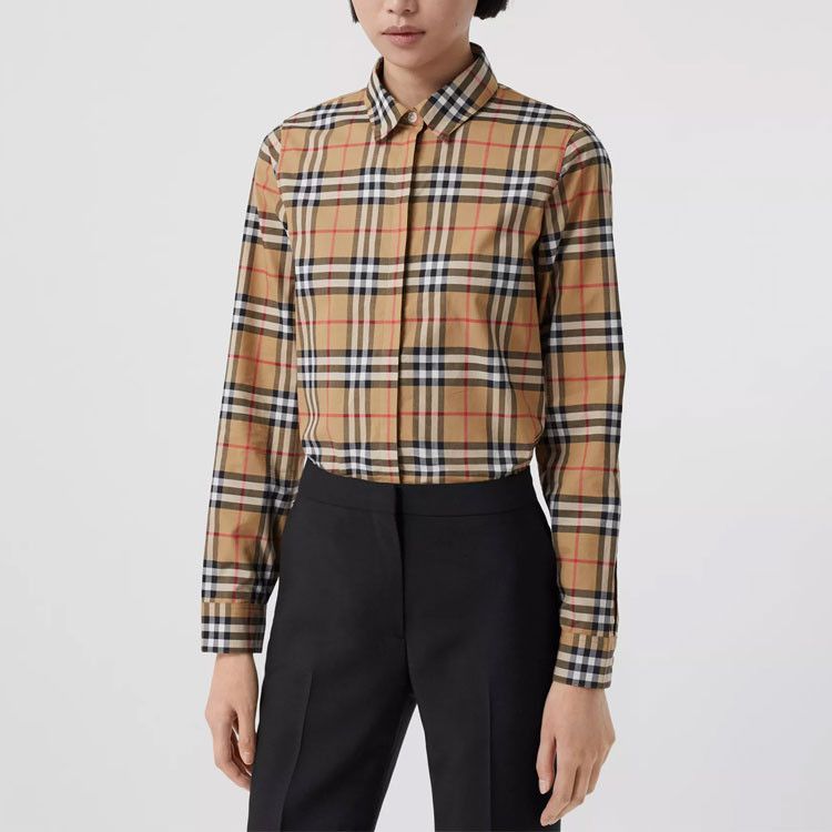 Burberry Burberry Classic Check Button Up Shirt Size 8 Size M / US 6-8 / IT 42-44 - 17 Thumbnail
