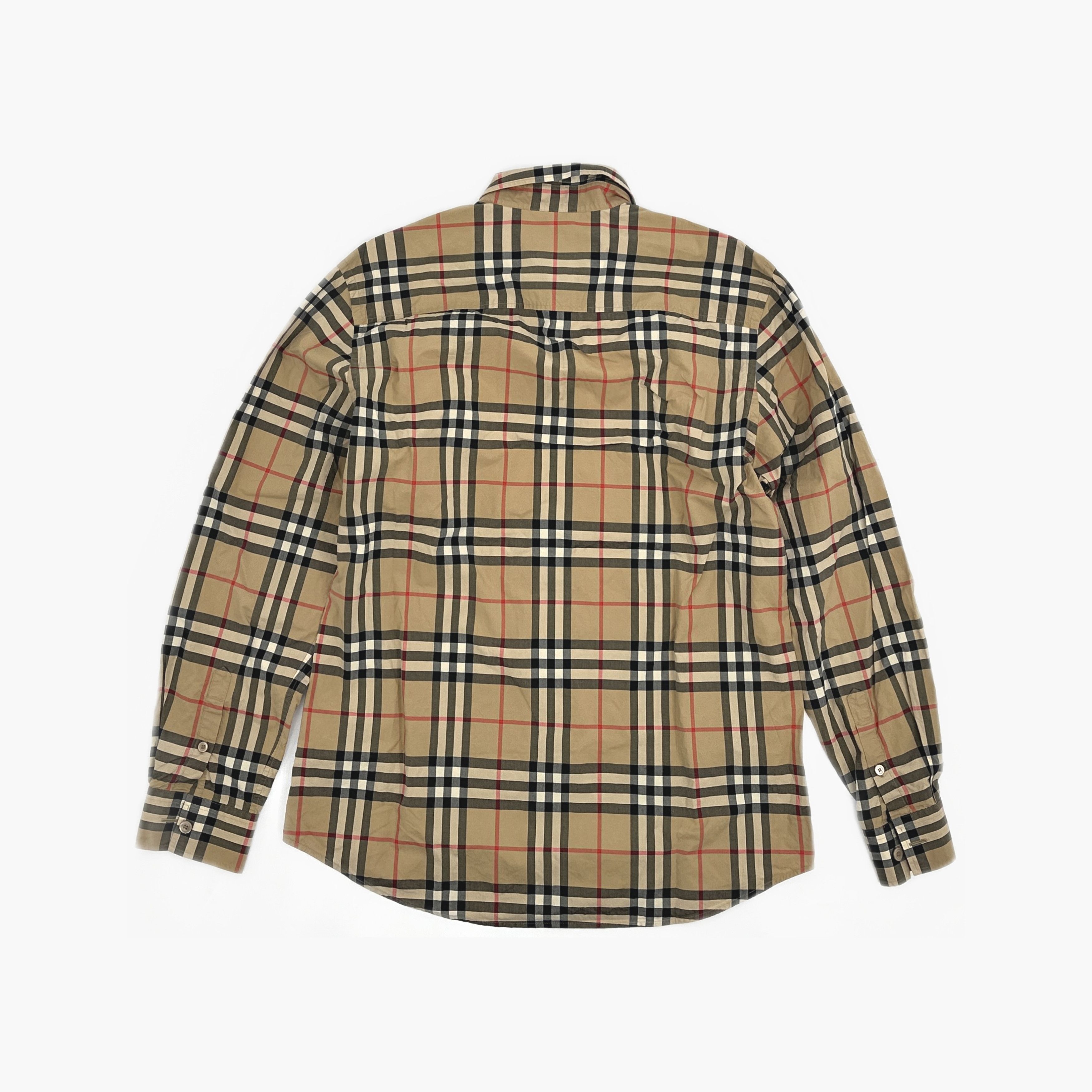 Burberry Burberry Classic Check Long Sleeve Button Up Shirt Size M Size US M / EU 48-50 / 2 - 2 Thumbnail