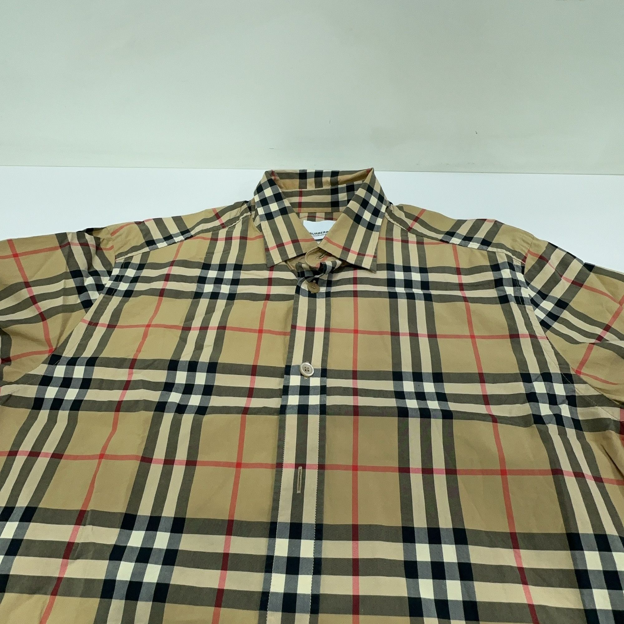 Burberry Burberry Classic Check Long Sleeve Button Up Shirt Size M Size US M / EU 48-50 / 2 - 6 Thumbnail