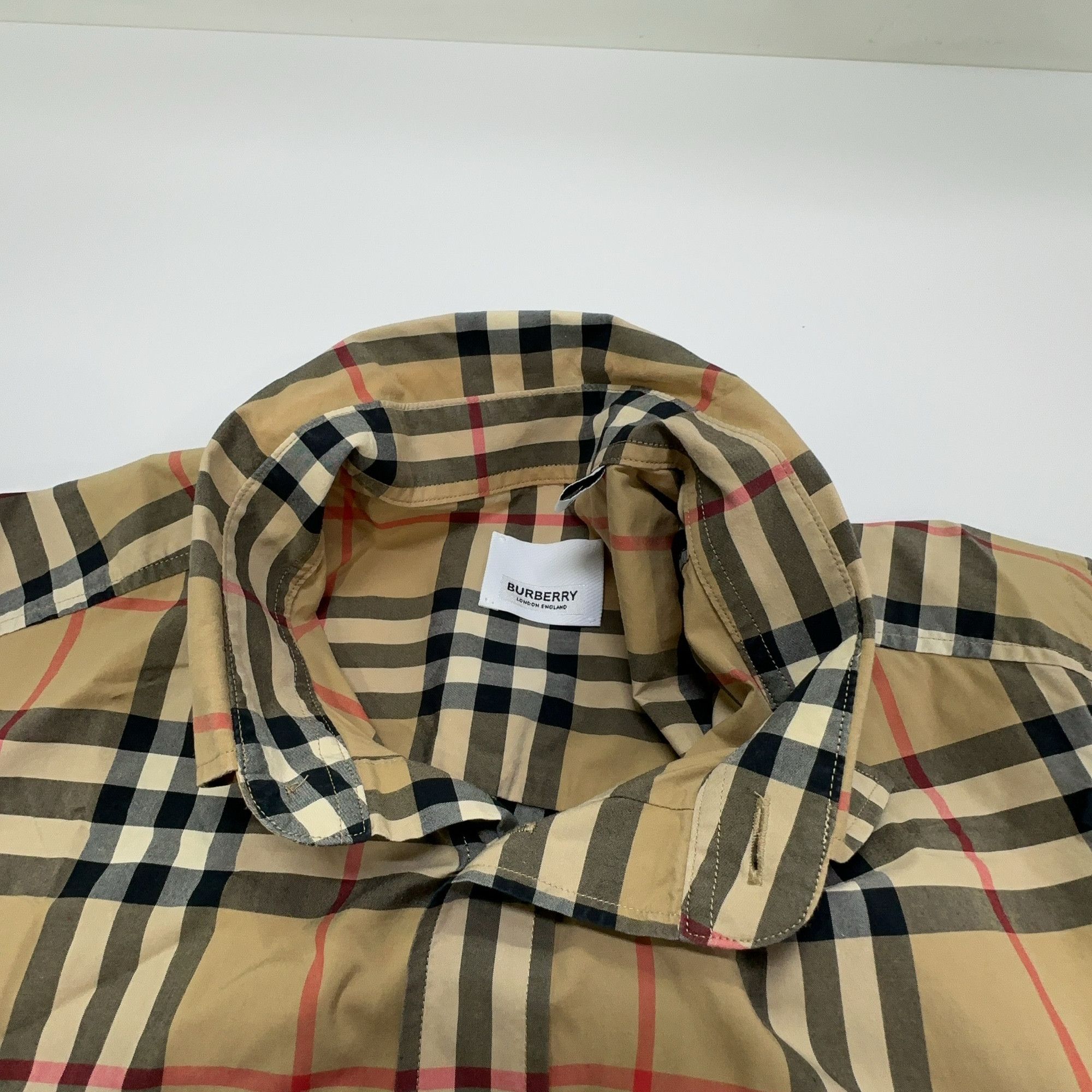 Burberry Burberry Classic Check Long Sleeve Button Up Shirt Size M Size US M / EU 48-50 / 2 - 5 Thumbnail