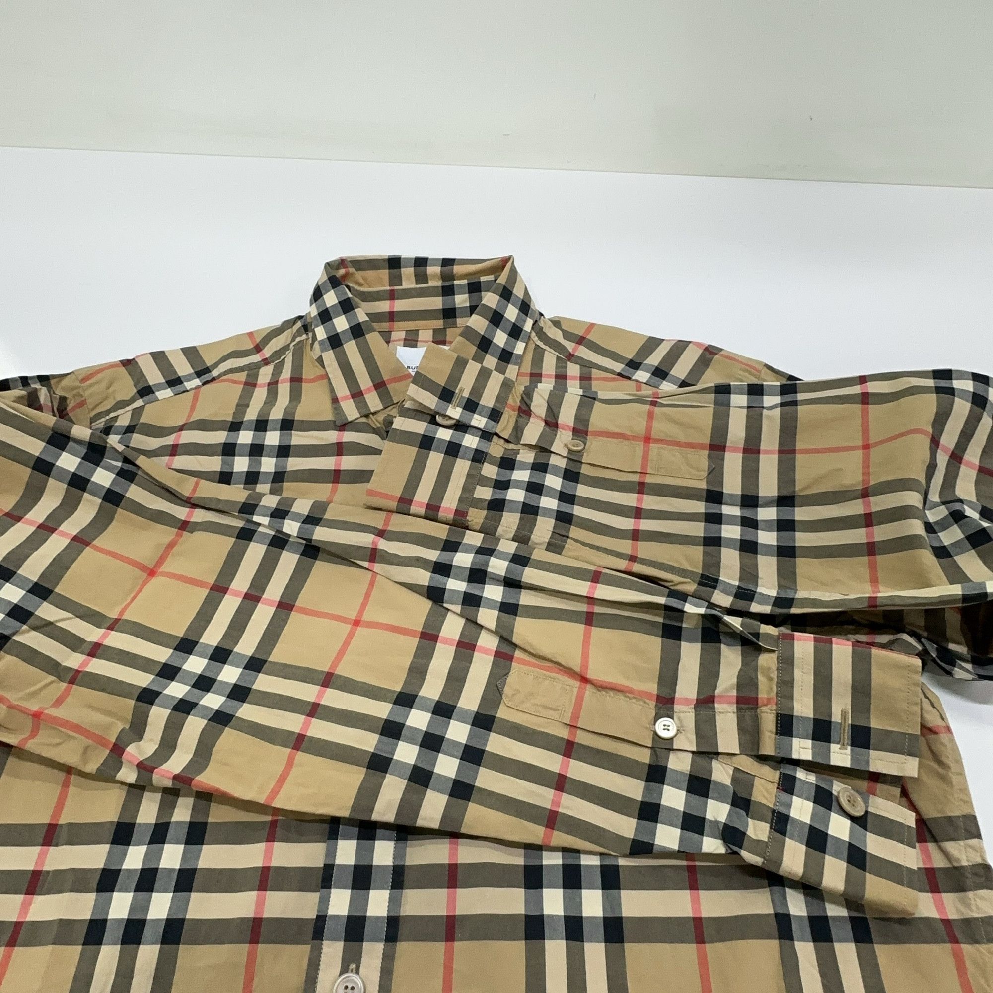 Burberry Burberry Classic Check Long Sleeve Button Up Shirt Size M Size US M / EU 48-50 / 2 - 9 Thumbnail