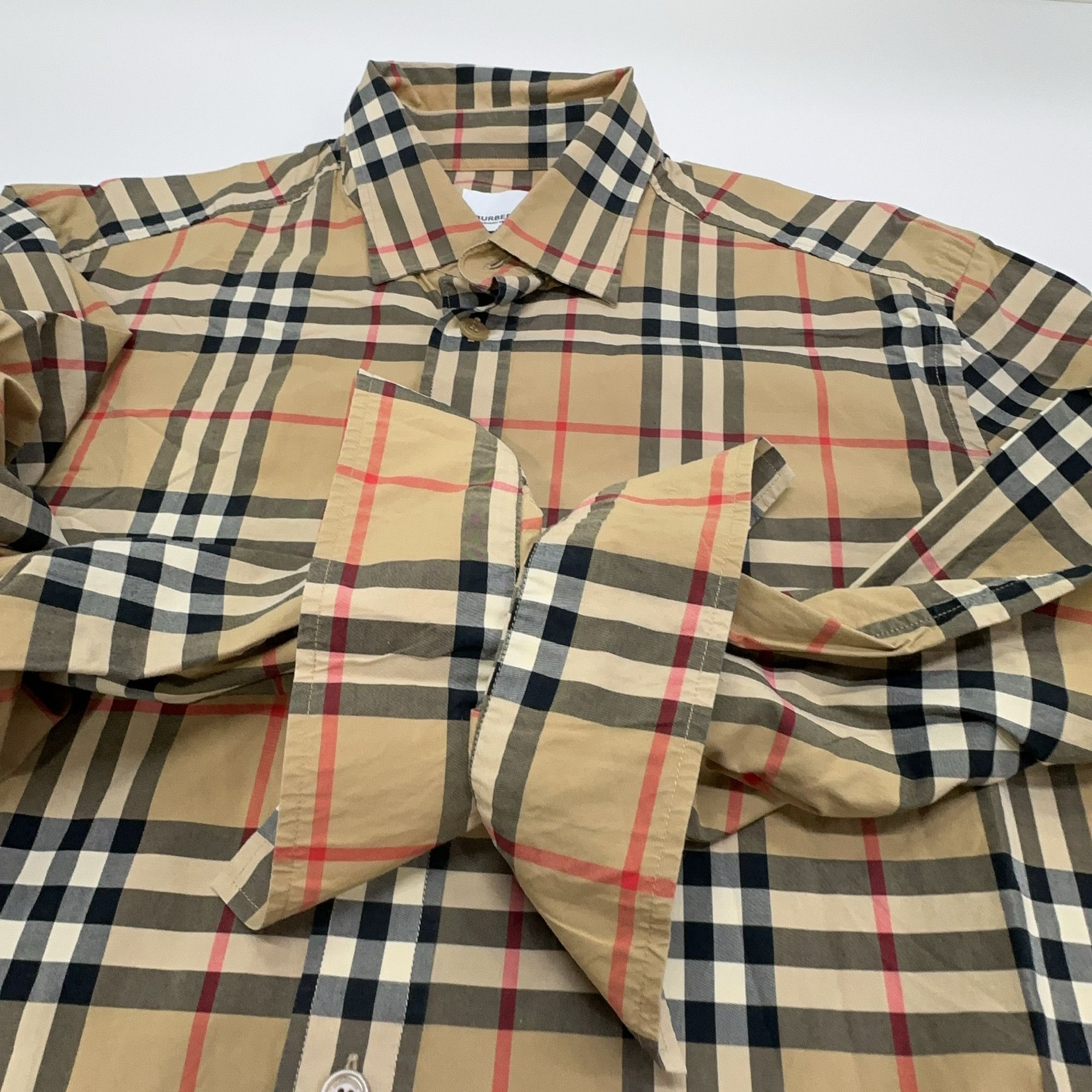 Burberry Burberry Classic Check Long Sleeve Button Up Shirt Size M Size US M / EU 48-50 / 2 - 10 Thumbnail