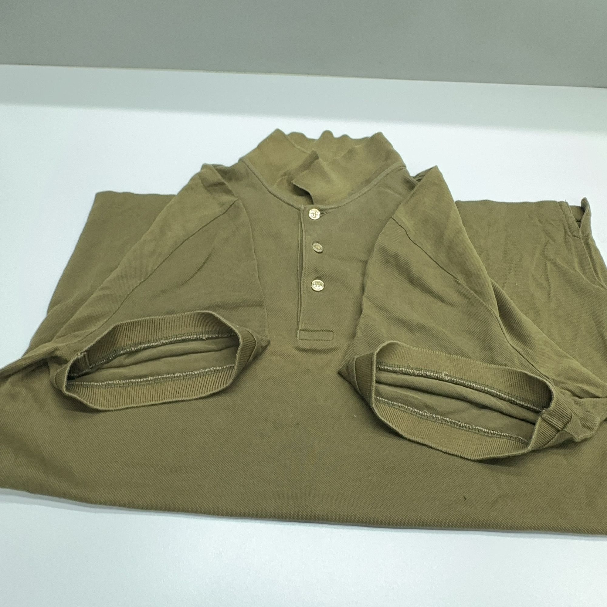 Burberry Burberry Olive Polo Size M Size US M / EU 48-50 / 2 - 8 Thumbnail