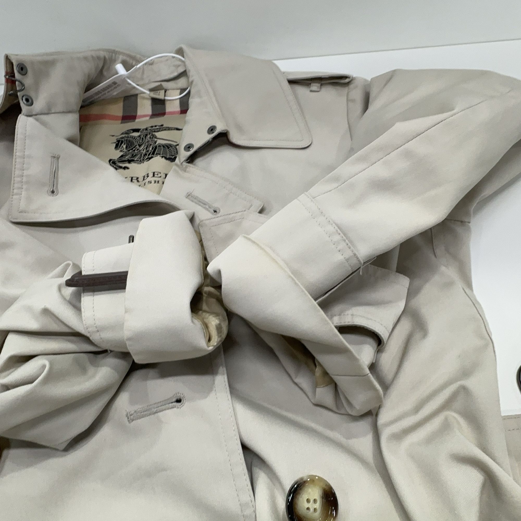 Burberry Burberry Beige Trench Coat Size 2 Size XS / US 0-2 / IT 36-38 - 10 Thumbnail