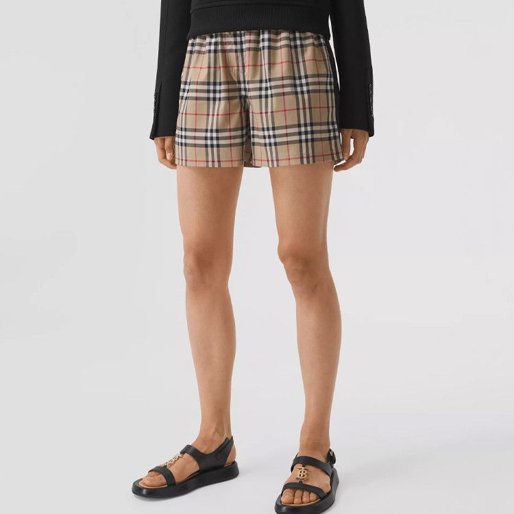 Burberry Burberry Check Print Side Stripe Shorts IT 36 Size 25" / US 0 / IT 36 - 10 Thumbnail