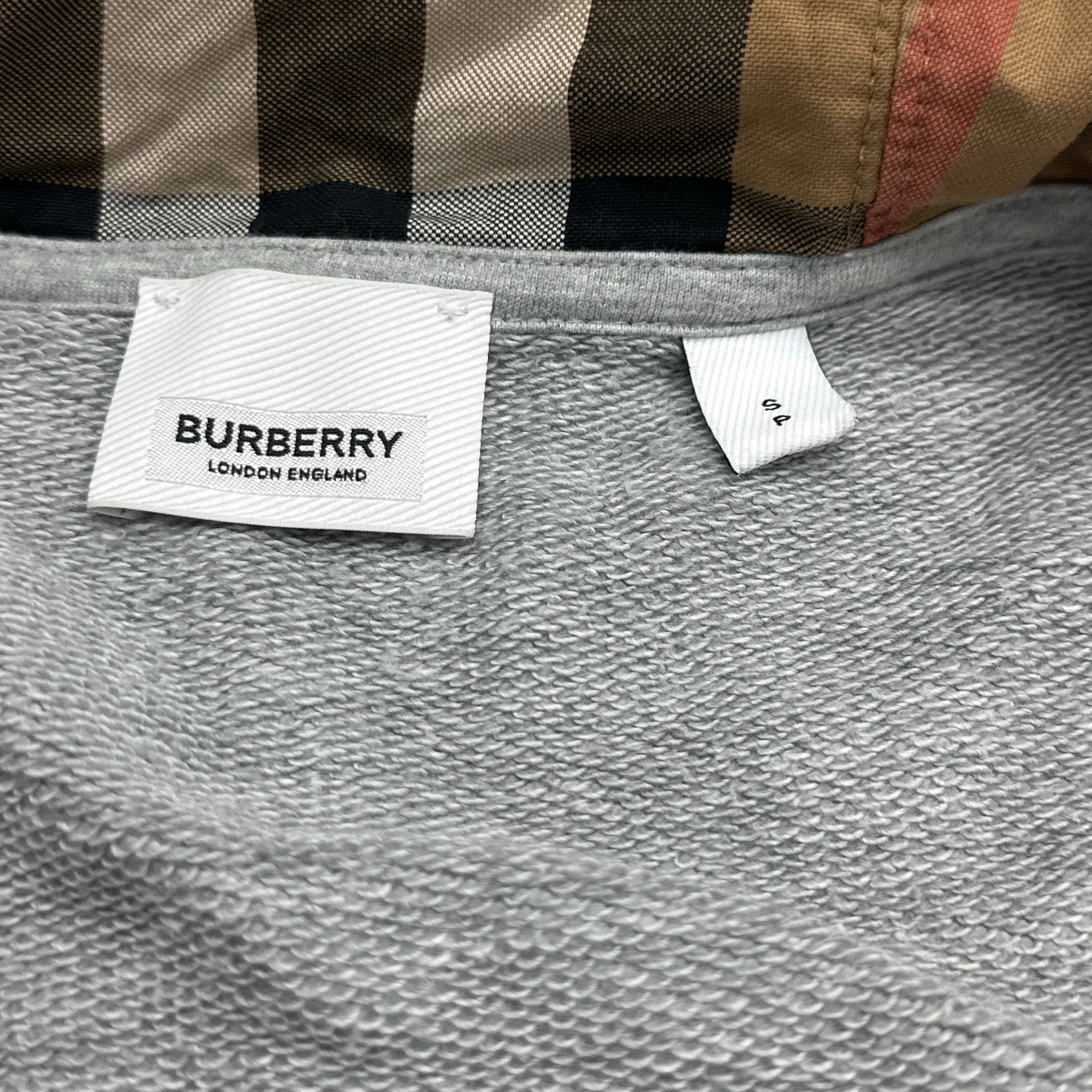 Burberry Burberry Check Lined Zip Hoodie Size S Size US S / EU 44-46 / 1 - 3 Thumbnail