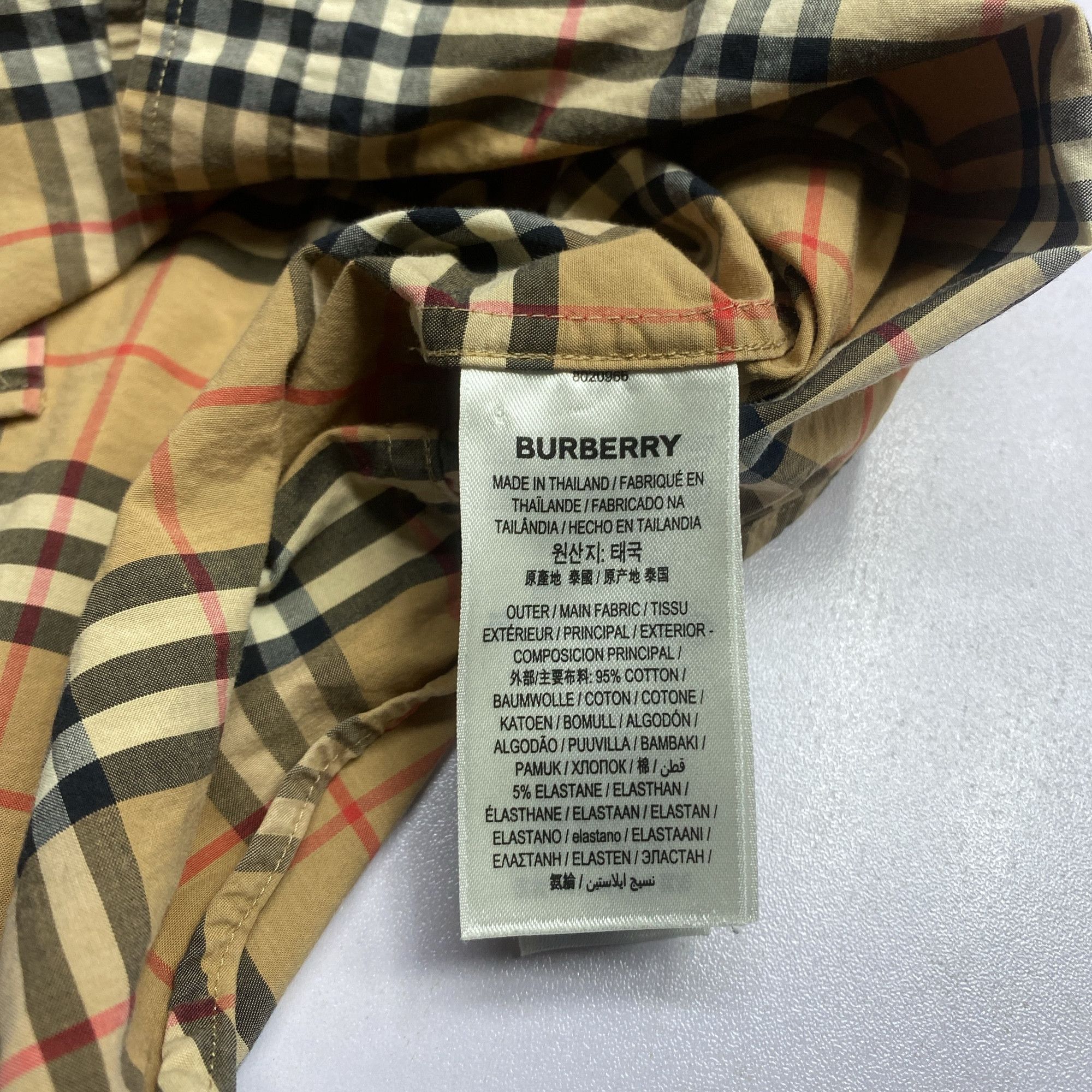 Burberry Burberry Check Shirt Size XS Size US XS / EU 42 / 0 - 11 Thumbnail