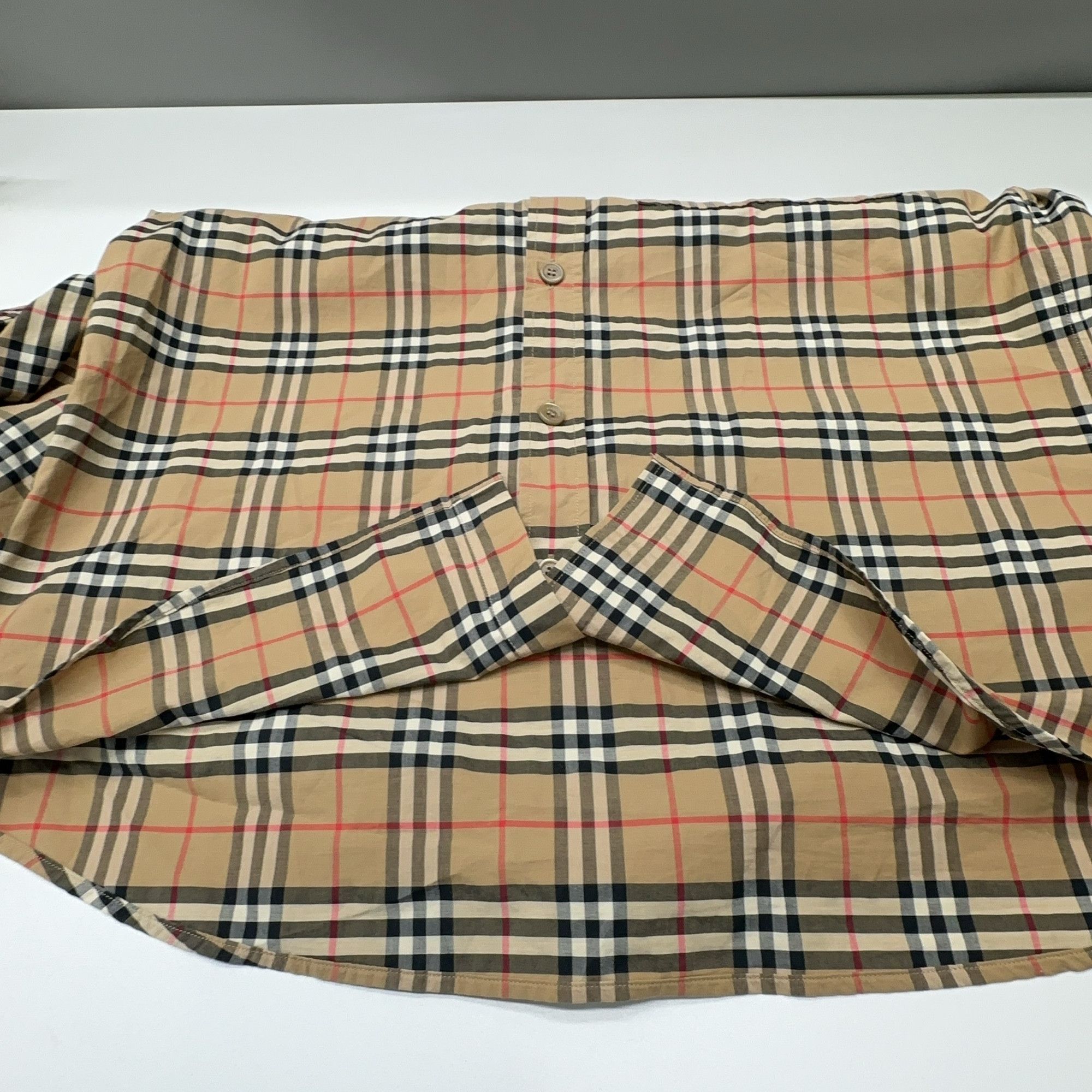 Burberry Burberry Check Long Sleeve Shirt Size M Size US M / EU 48-50 / 2 - 7 Thumbnail