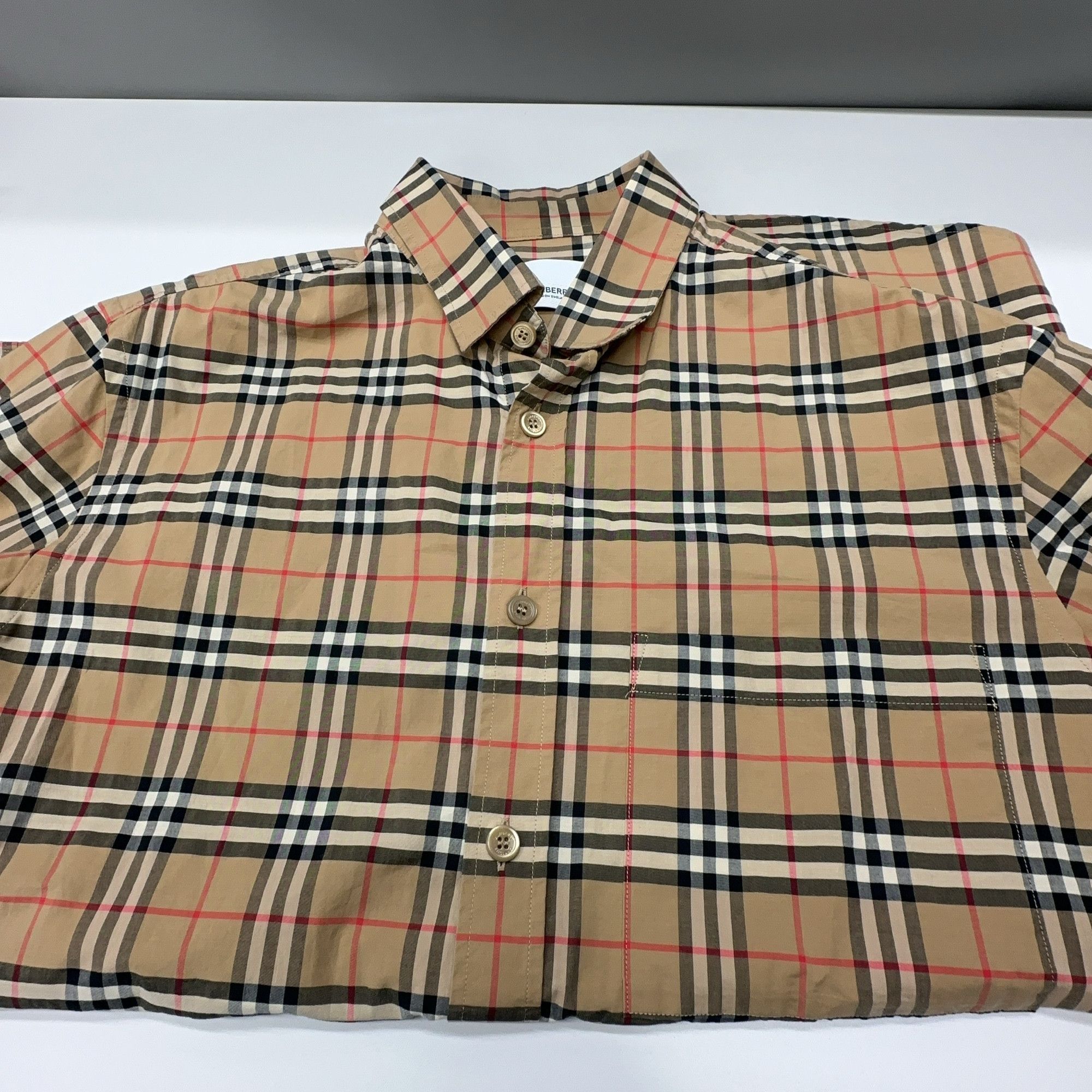 Burberry Burberry Check Long Sleeve Shirt Size M Size US M / EU 48-50 / 2 - 5 Thumbnail