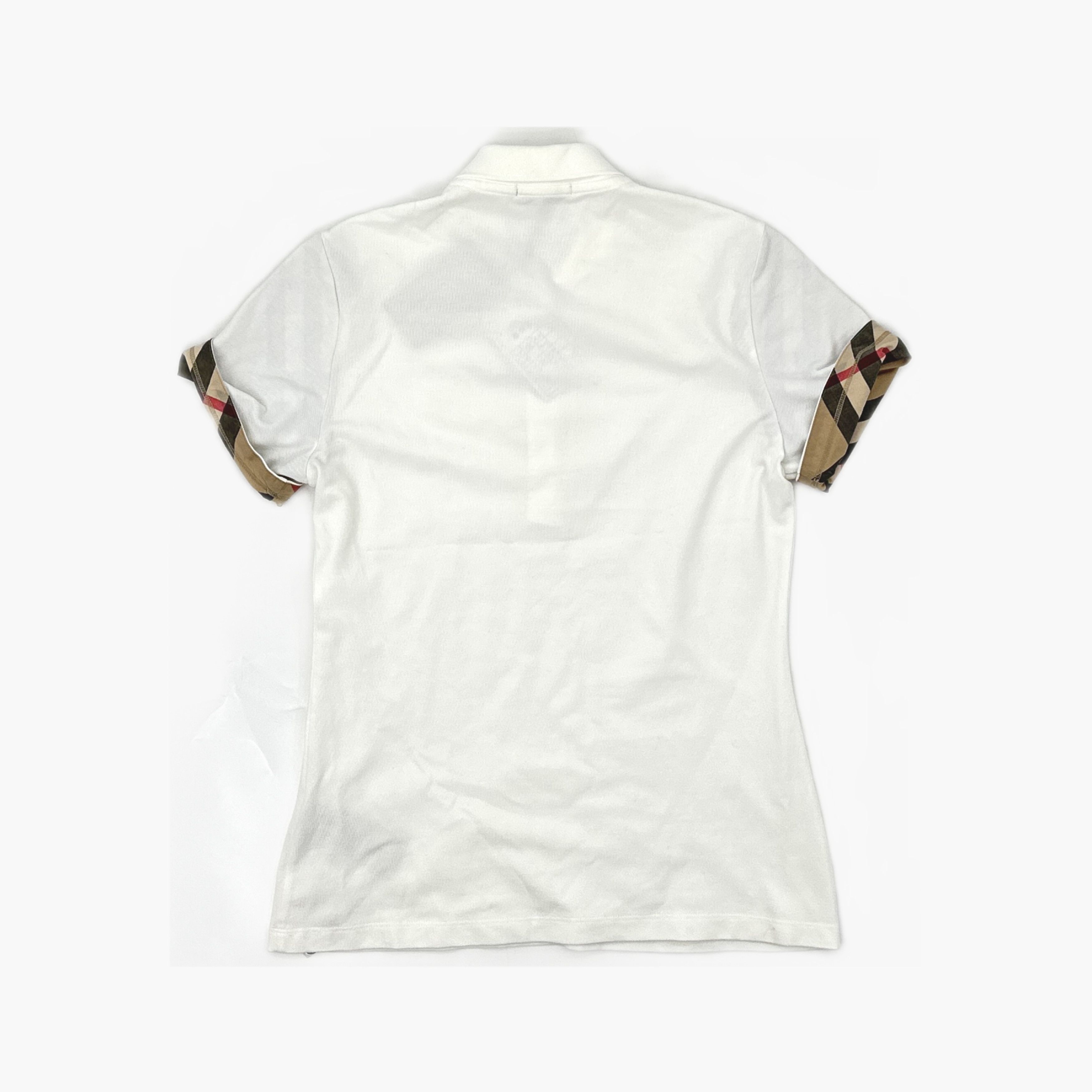 Burberry Burberry Brit Plaid Sleeve Polo Shirt Size M Size M / US 6-8 / IT 42-44 - 2 Thumbnail