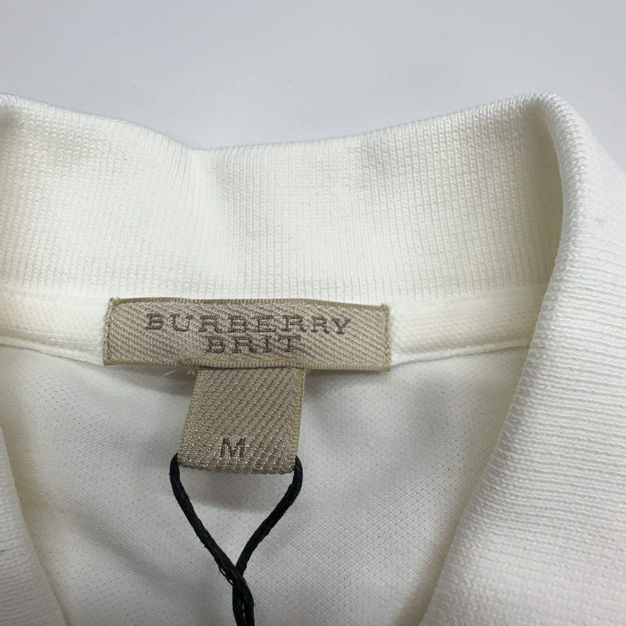 Burberry Burberry Brit Plaid Sleeve Polo Shirt Size M Size M / US 6-8 / IT 42-44 - 4 Thumbnail