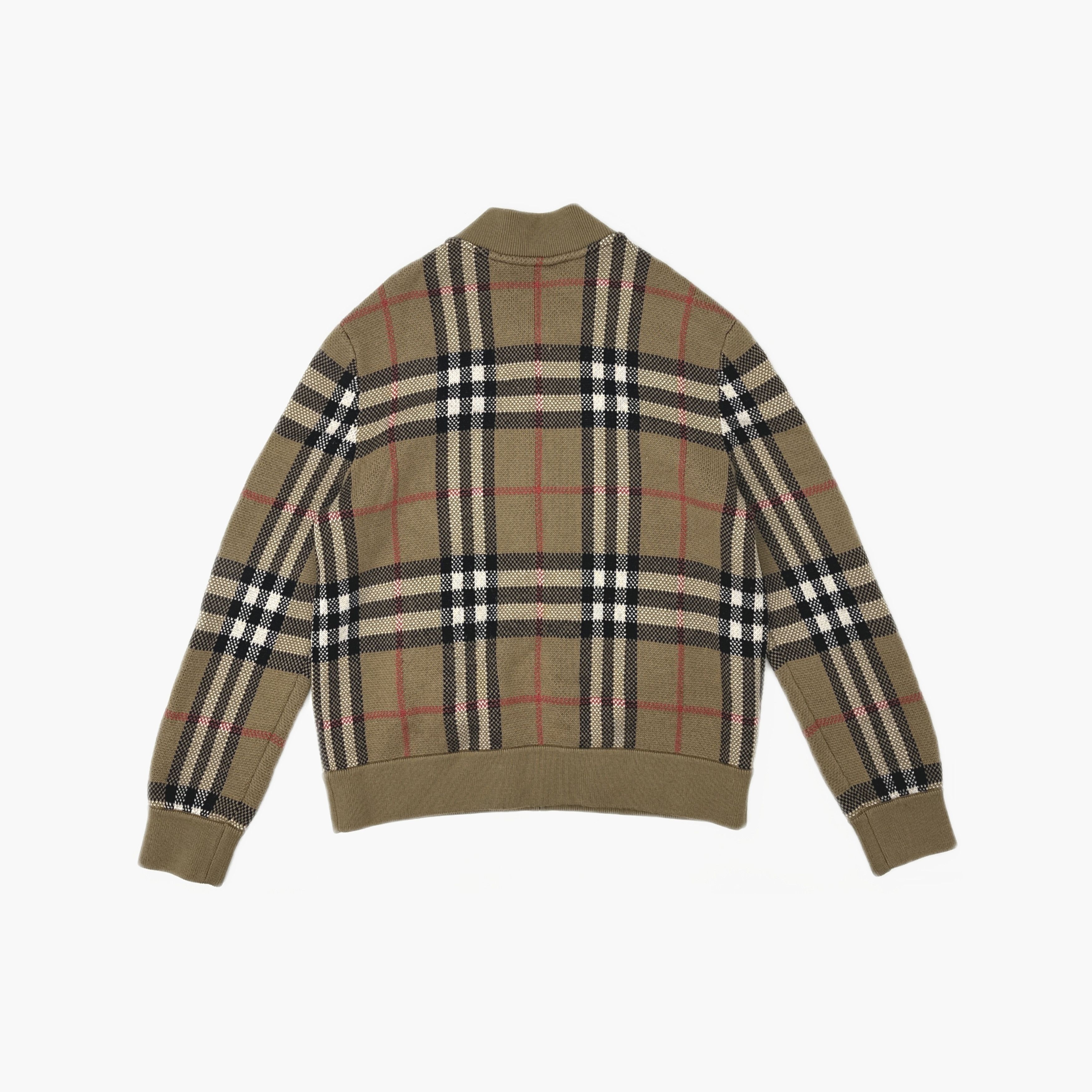 Burberry Burberry Archive Check Zip-Up Cardigan Size L Size US L / EU 52-54 / 3 - 2 Thumbnail