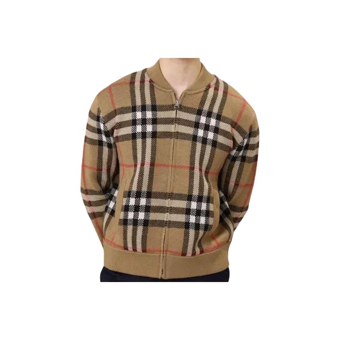 Burberry Burberry Archive Check Zip-Up Cardigan Size L Size US L / EU 52-54 / 3 - 6 Thumbnail