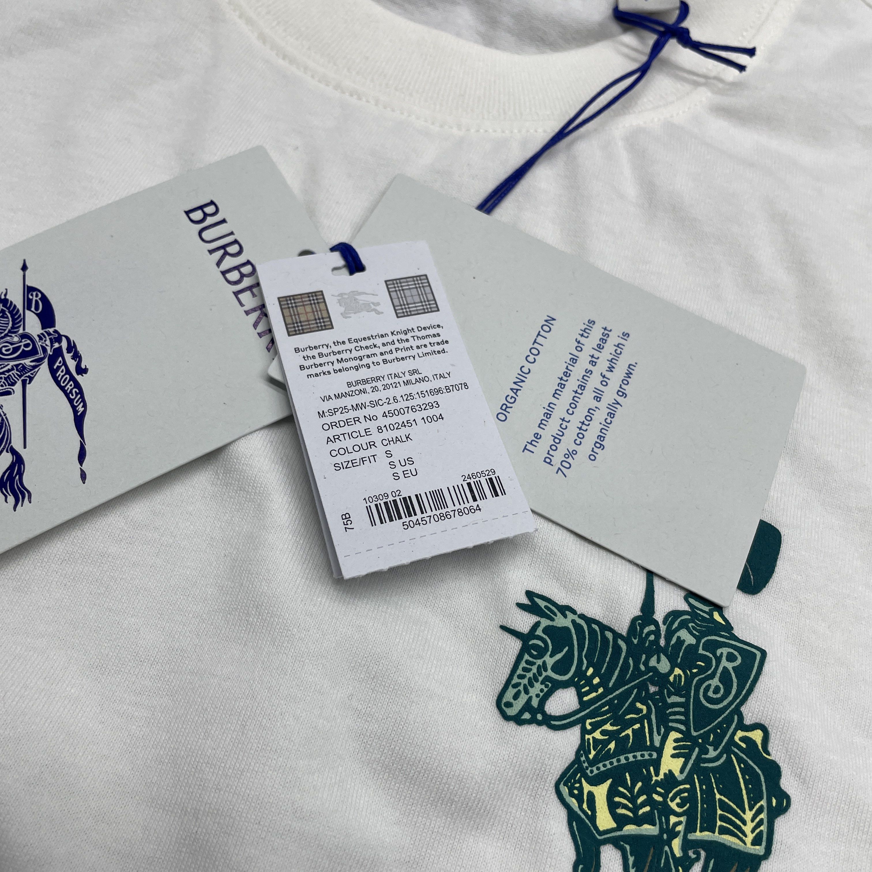 Burberry Burberry Equestrian Knight T-Shirt Size S Size US S / EU 44-46 / 1 - 5 Thumbnail