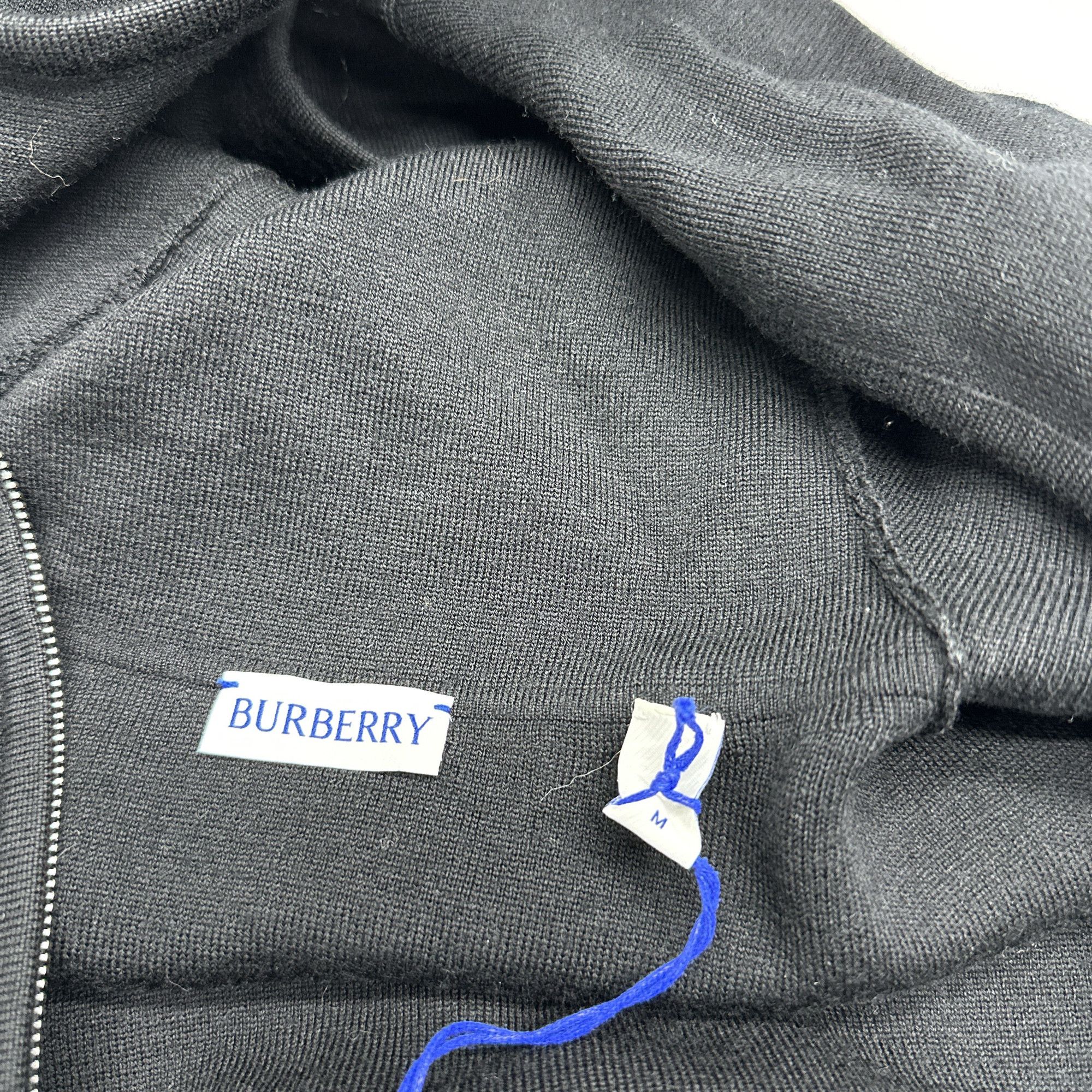 Burberry Burberry Embroidered Logo Zip-Up Hoodie Size M Size M / US 6-8 / IT 42-44 - 3 Thumbnail