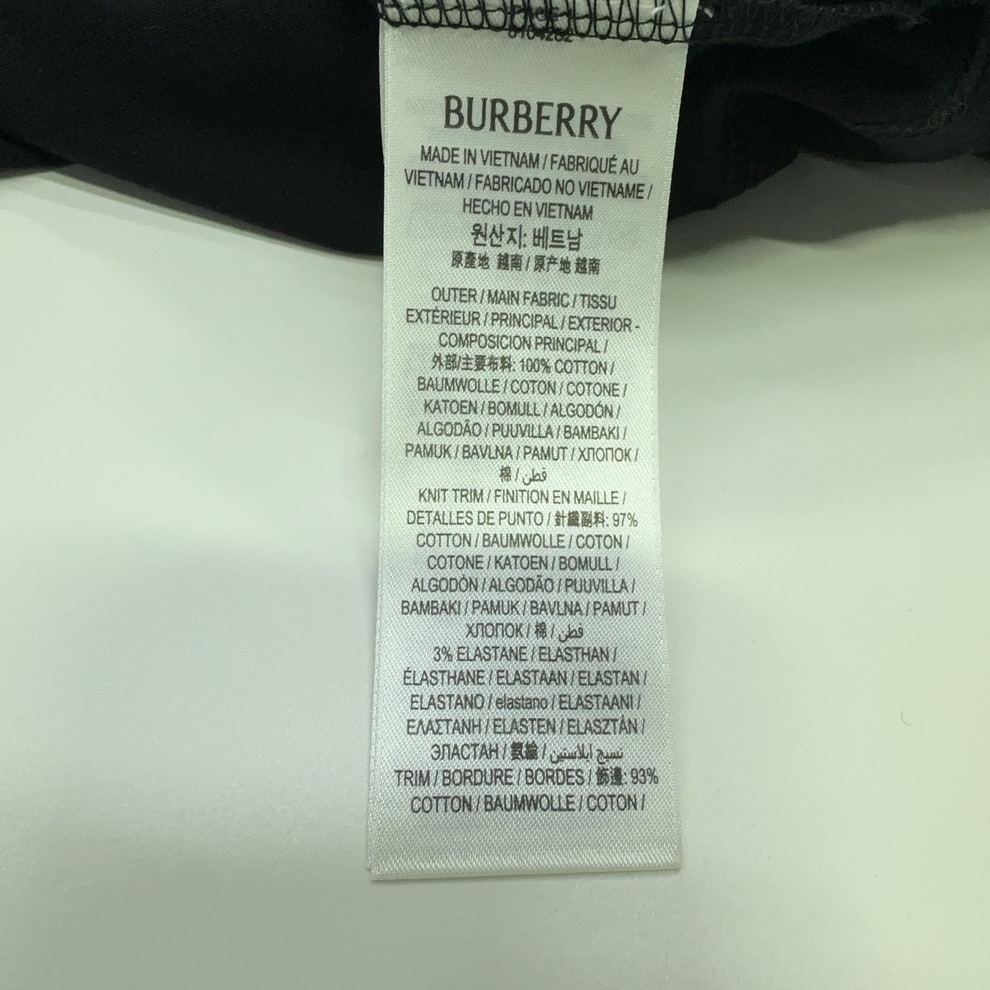 Burberry Burberry Check Trim Long Sleeve T-Shirt Size L Size US L / EU 52-54 / 3 - 5 Thumbnail