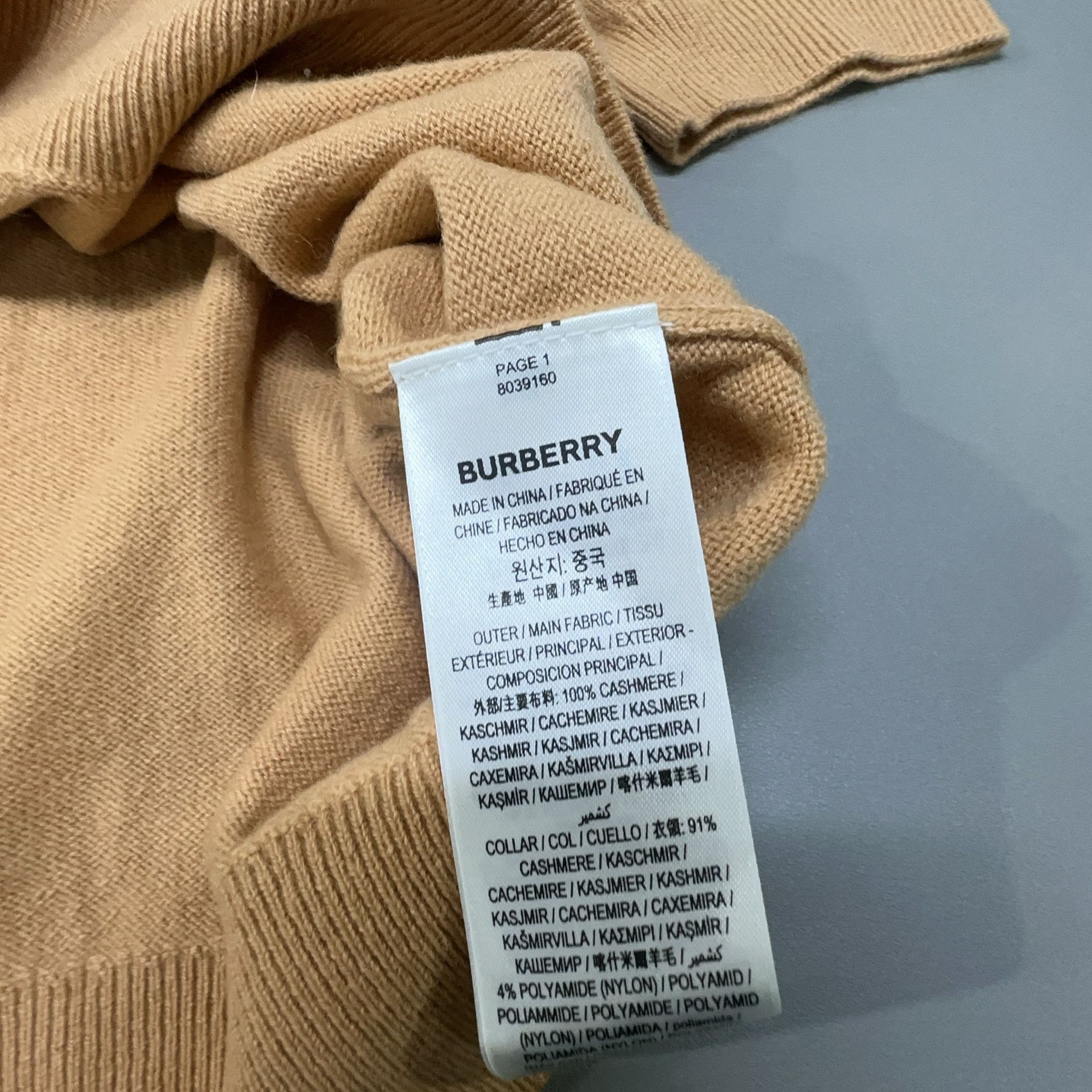 Burberry Burberry Cashmere Polo Shirt Size XS Size XS / US 0-2 / IT 36-38 - 10 Thumbnail