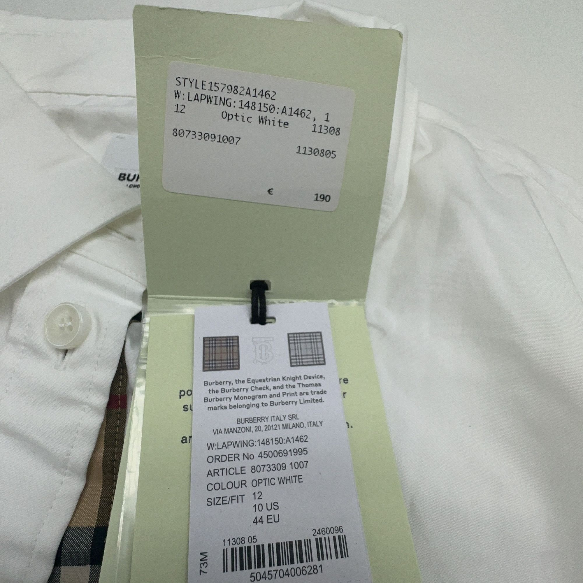 Burberry Burberry Check Detail Button Up Shirt Size XL / US 12-14 / IT 48-50 - 4 Thumbnail