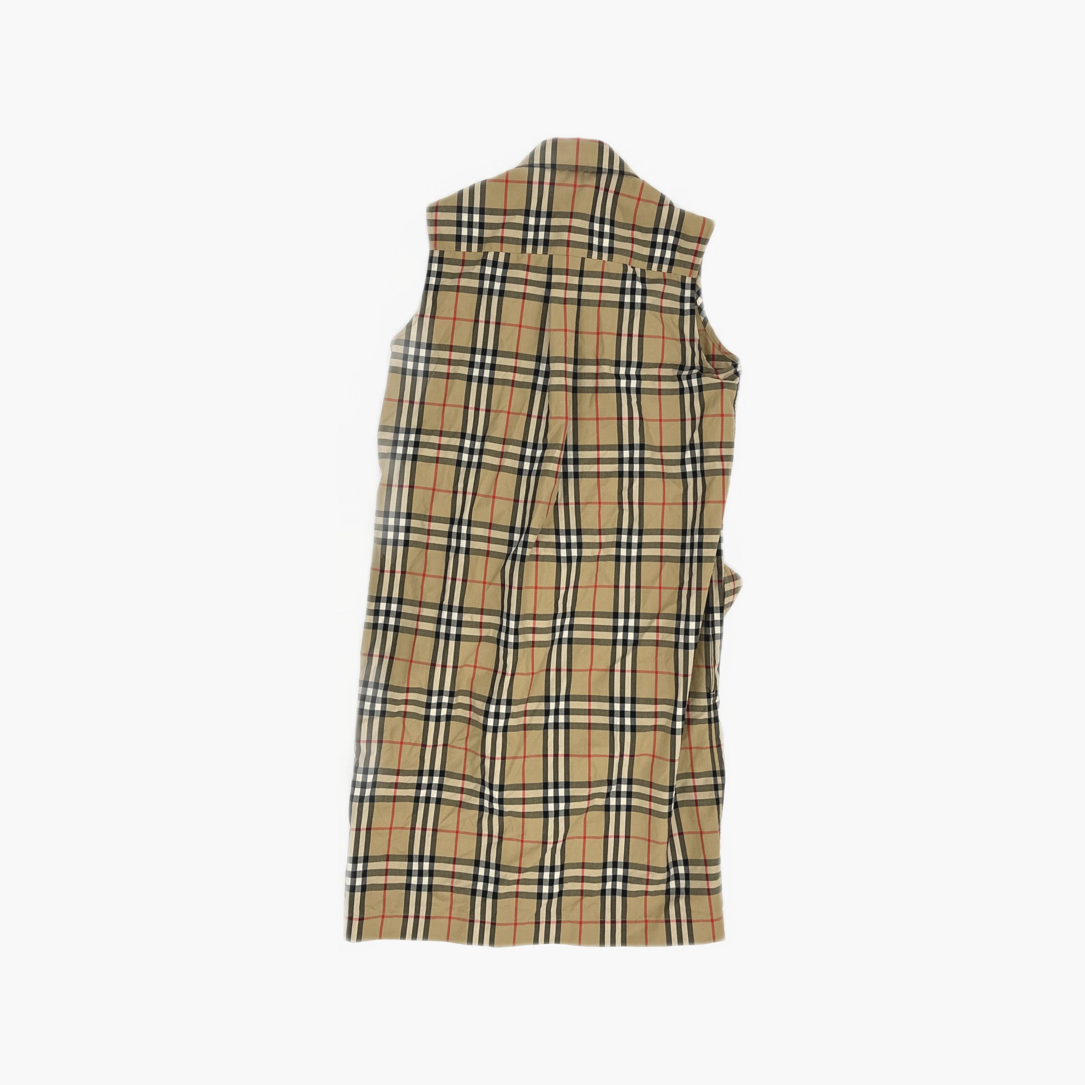 Burberry Burberry Archive Beige Check Sleeveless Dress US 4 Size S / US 4 / IT 40 - 2 Thumbnail