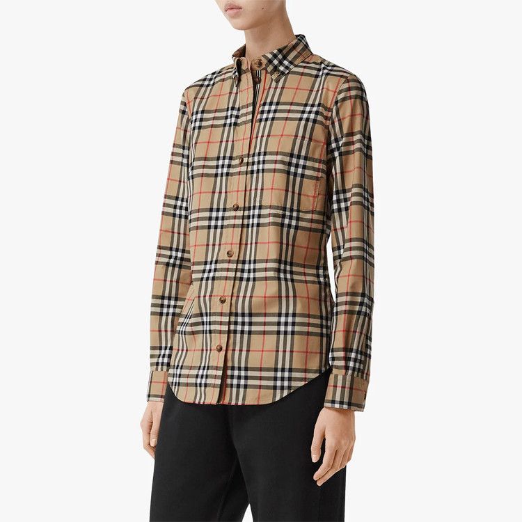 Burberry Burberry Classic Check Button Up Shirt Size 2 Size XS / US 0-2 / IT 36-38 - 6 Thumbnail