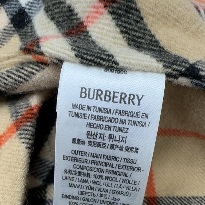 Burberry Burberry Check Wool Button Up Shirt Size S Size US S / EU 44-46 / 1 - 6 Thumbnail