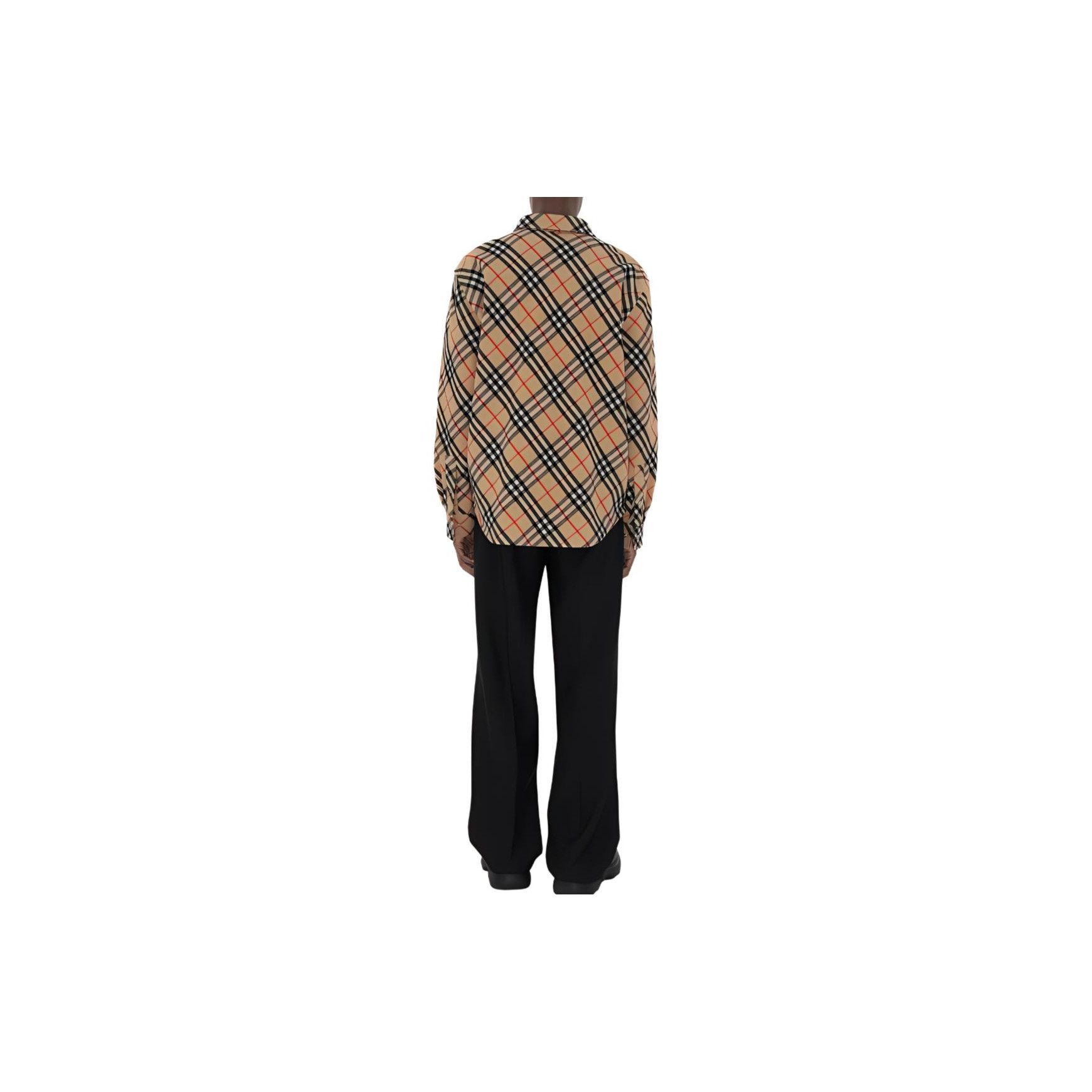 Burberry Burberry Check Wool Button Up Shirt Size S Size US S / EU 44-46 / 1 - 13 Thumbnail