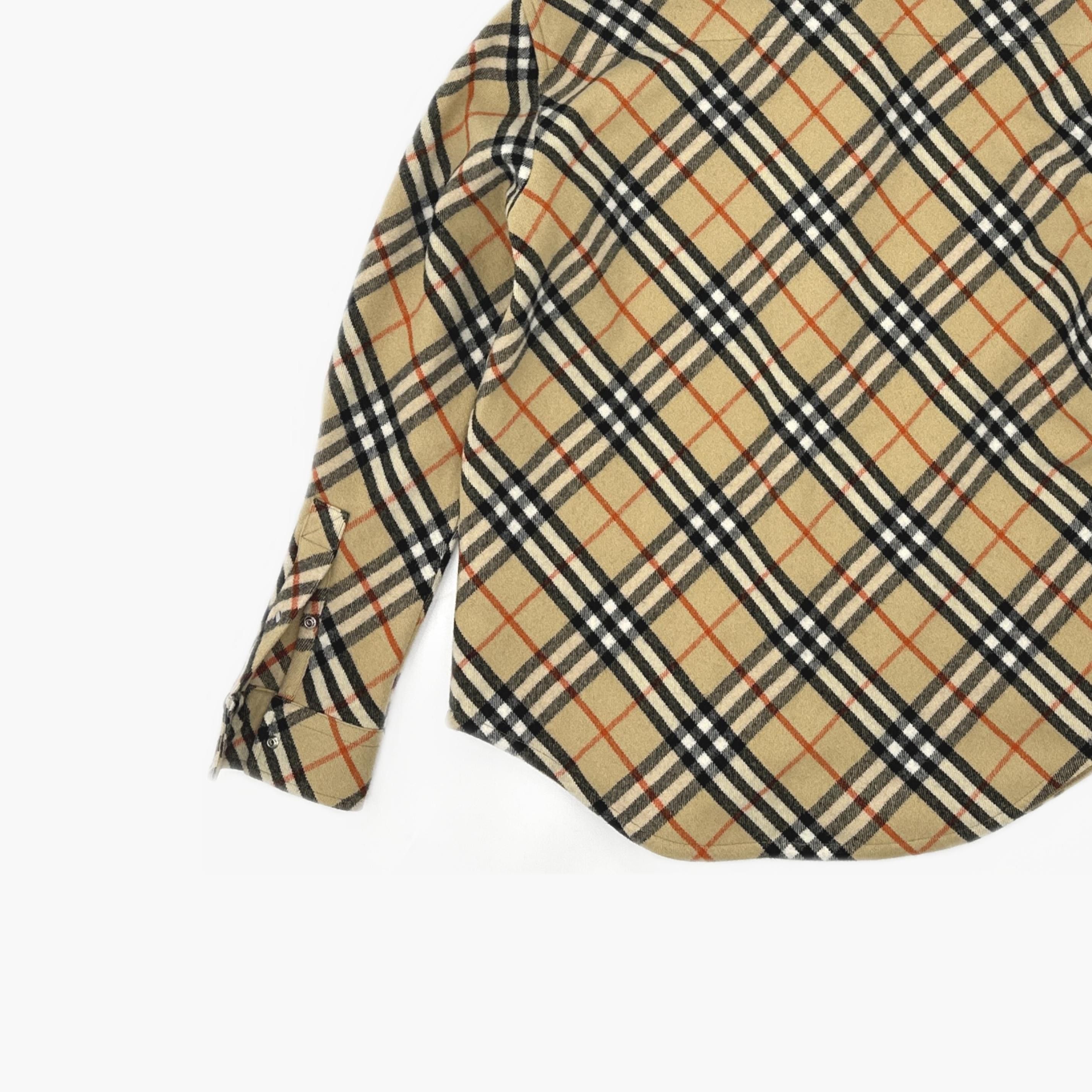 Burberry Burberry Check Wool Button Up Shirt Size S Size US S / EU 44-46 / 1 - 4 Thumbnail