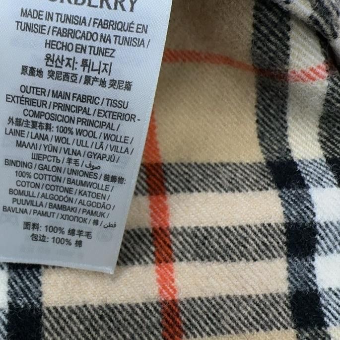 Burberry Burberry Check Wool Button Up Shirt Size S Size US S / EU 44-46 / 1 - 8 Thumbnail