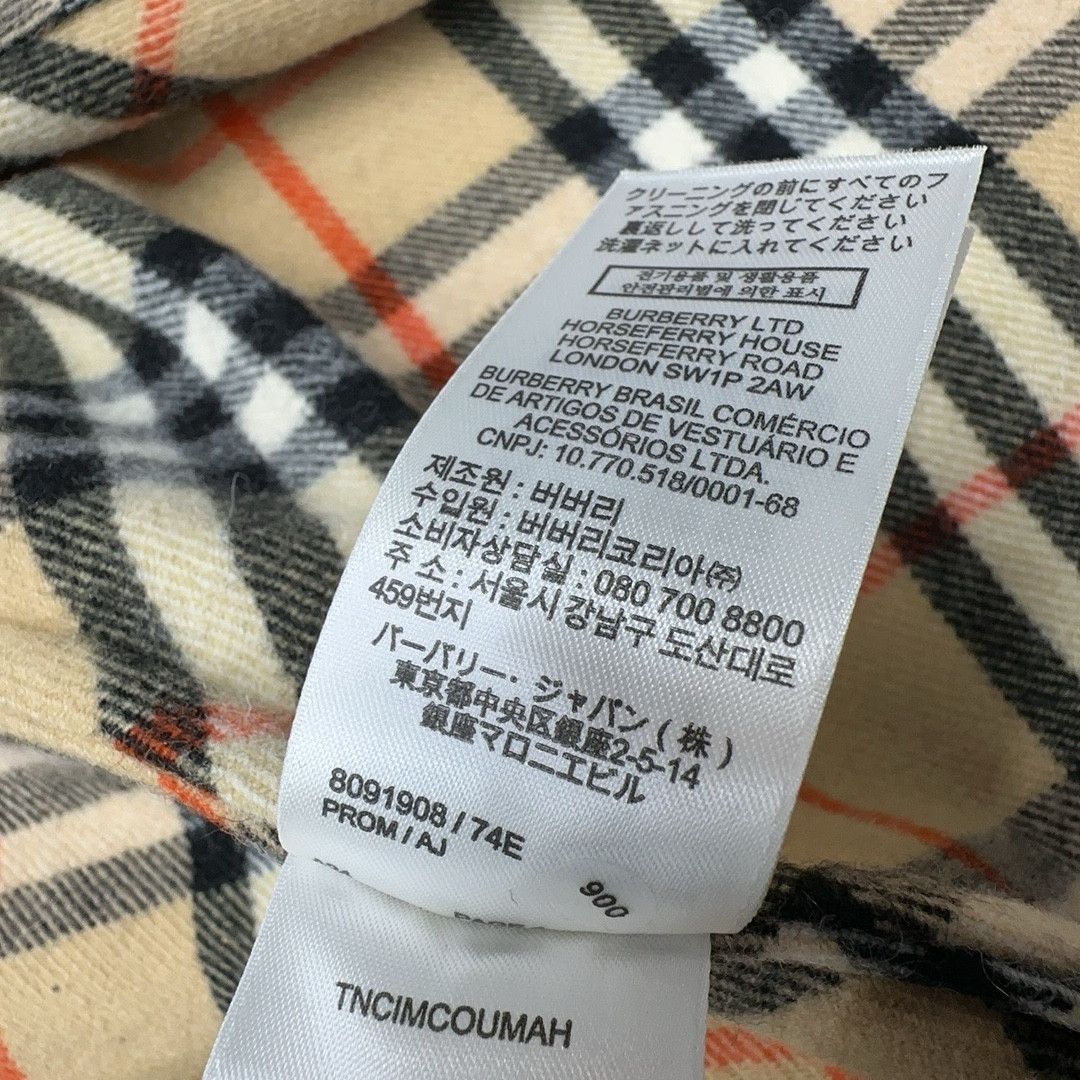 Burberry Burberry Check Wool Button Up Shirt Size S Size US S / EU 44-46 / 1 - 10 Thumbnail