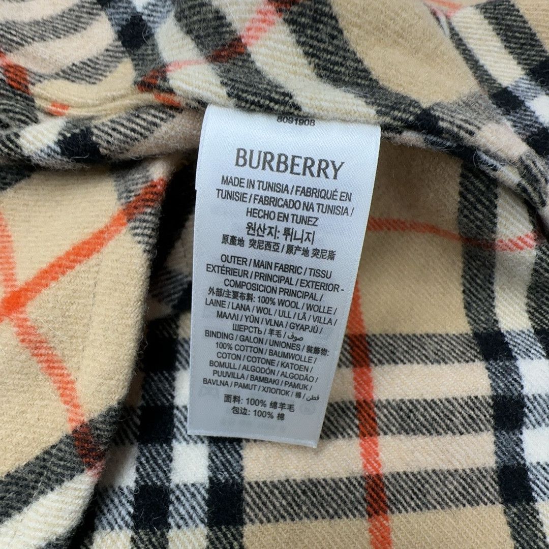 Burberry Burberry Check Wool Button Up Shirt Size S Size US S / EU 44-46 / 1 - 9 Thumbnail