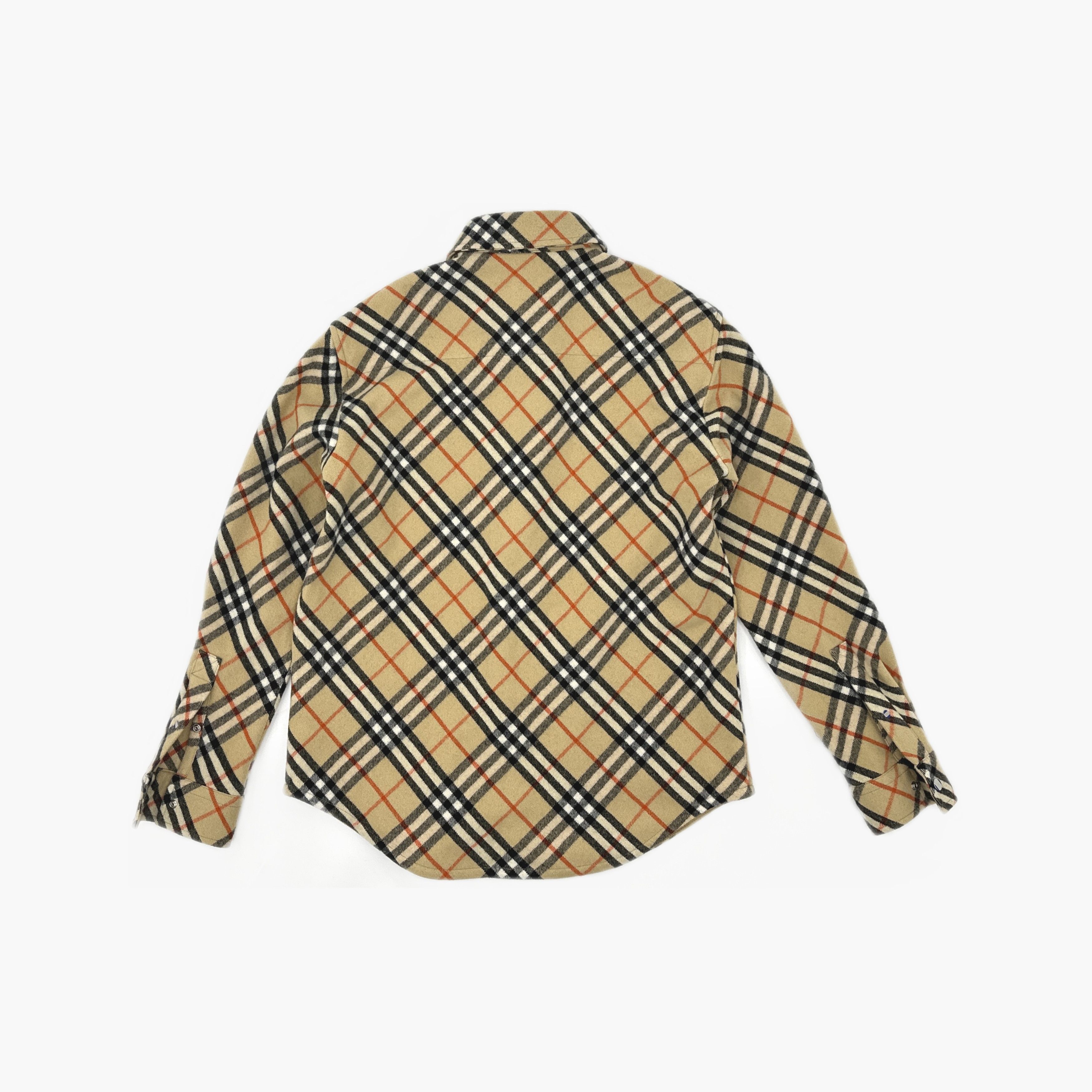 Burberry Burberry Check Wool Button Up Shirt Size S Size US S / EU 44-46 / 1 - 2 Thumbnail