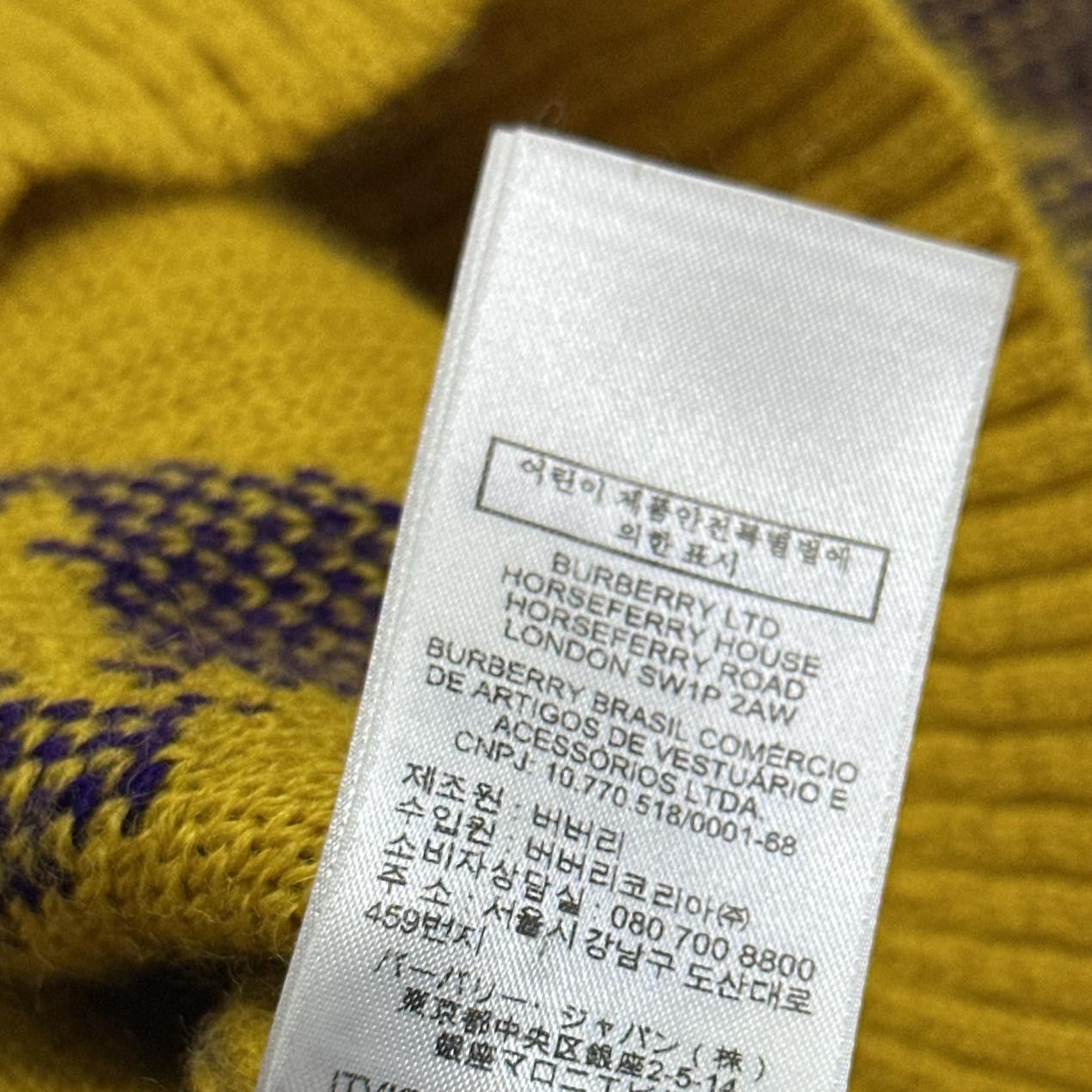 Burberry Burberry Argyle Tassel Knit Sweater Size S Size S / US 4 / IT 40 - 6 Thumbnail