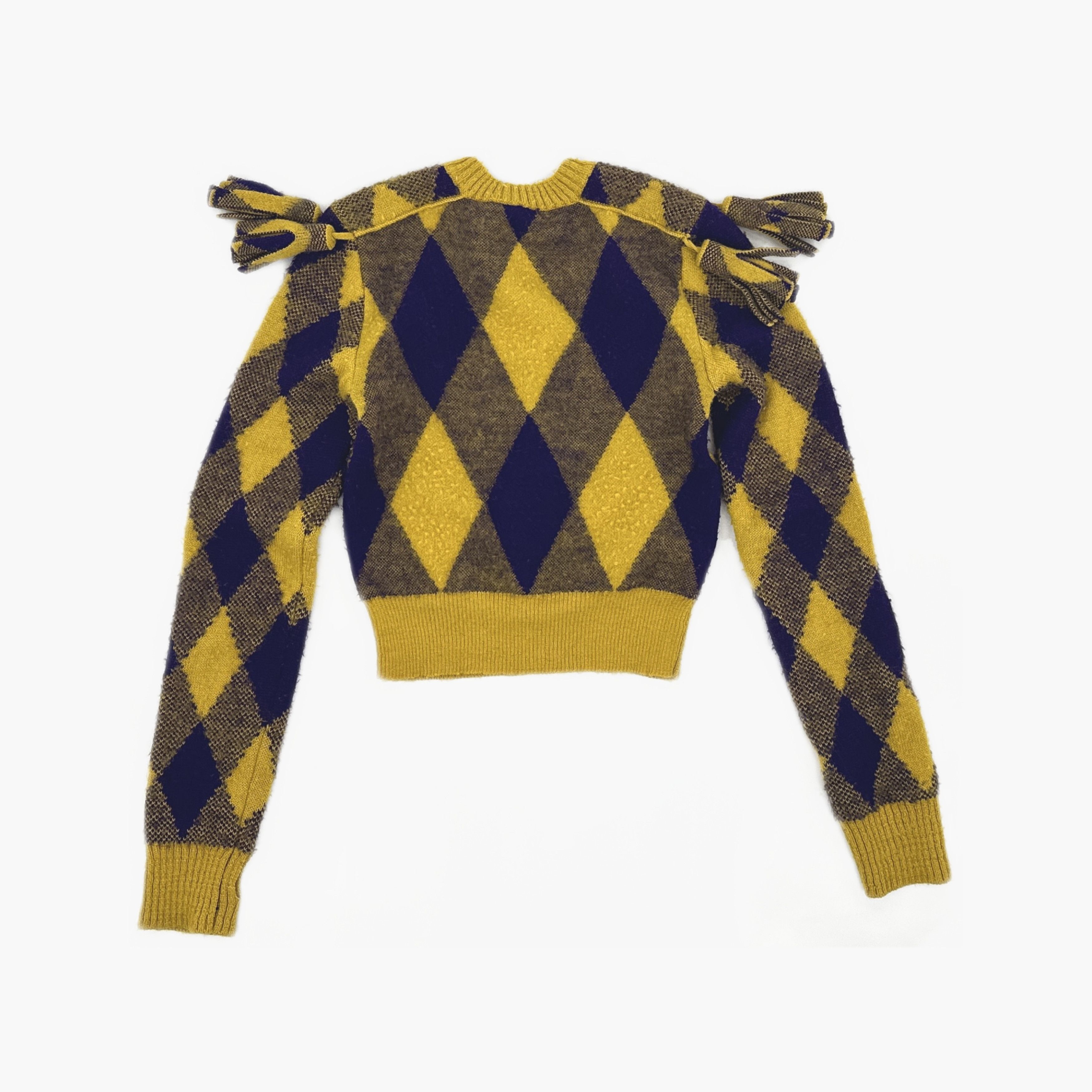 Burberry Burberry Argyle Tassel Knit Sweater Size S Size S / US 4 / IT 40 - 2 Thumbnail