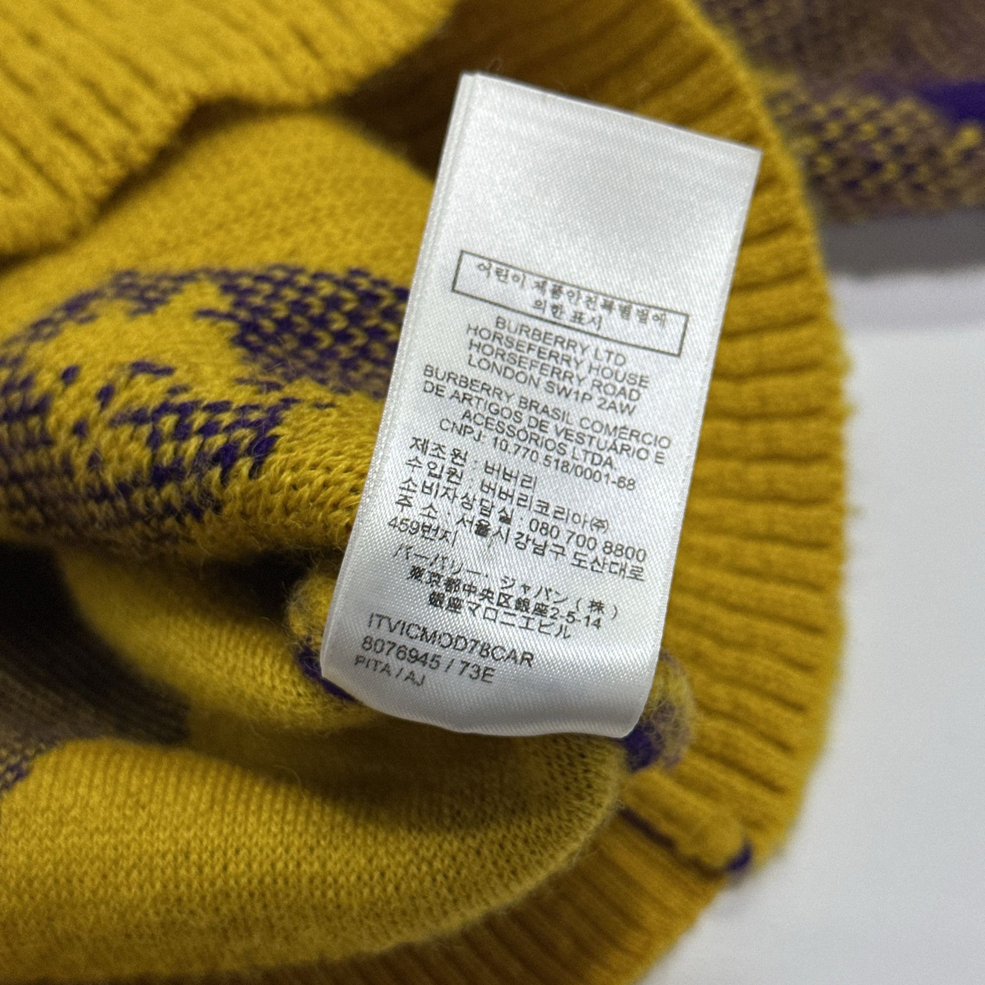 Burberry Burberry Argyle Tassel Knit Sweater Size S Size S / US 4 / IT 40 - 9 Thumbnail