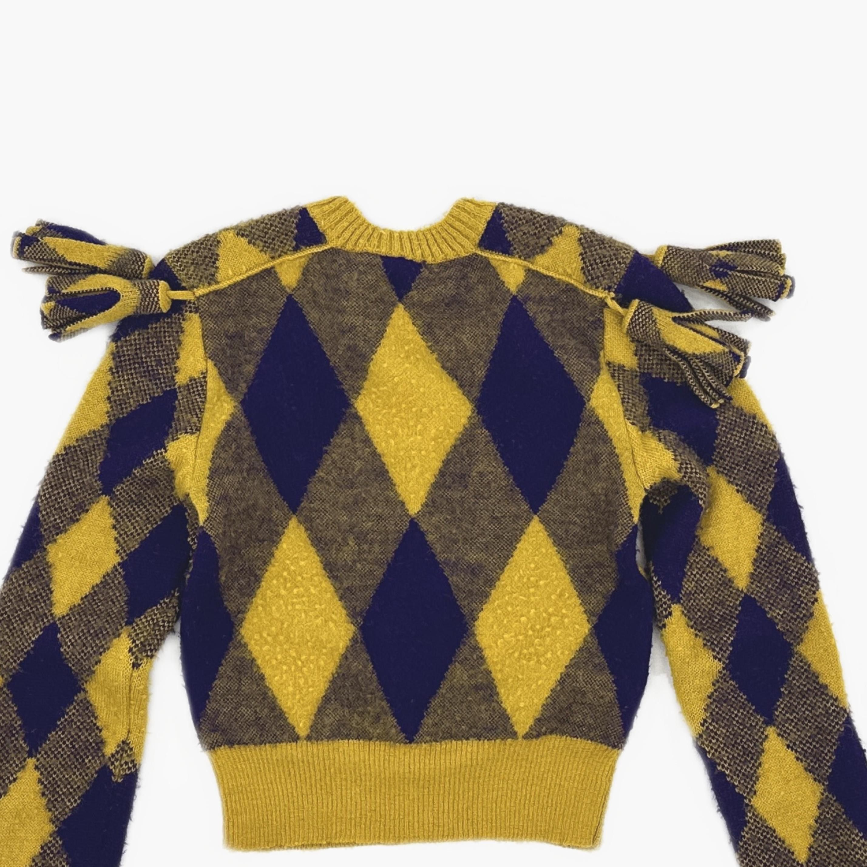 Burberry Burberry Argyle Tassel Knit Sweater Size S Size S / US 4 / IT 40 - 3 Thumbnail