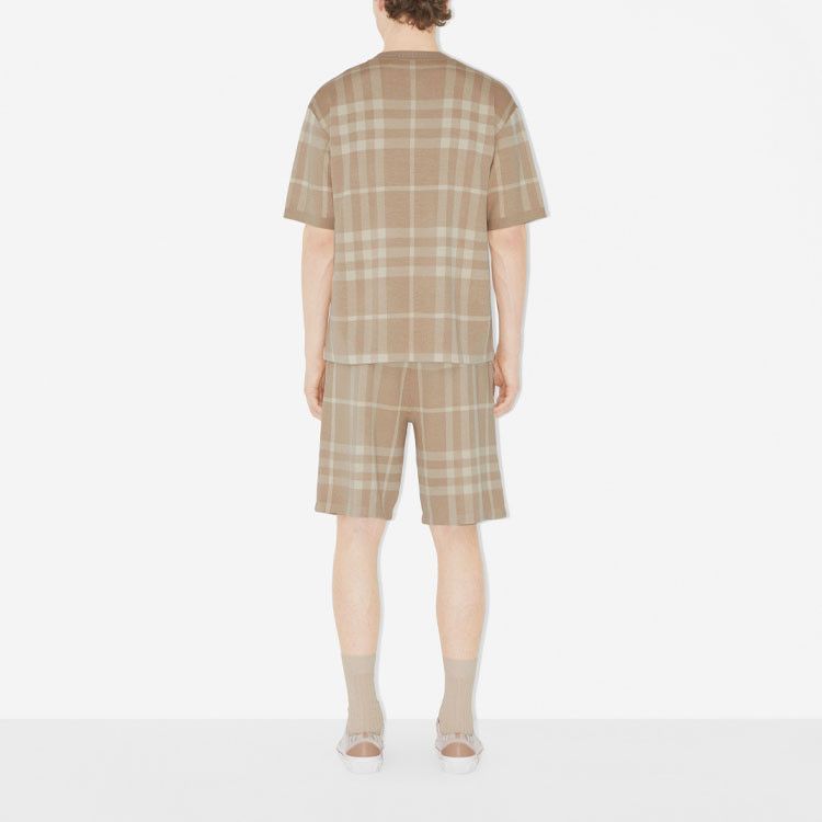 Burberry Burberry Check Knit Short Sleeve T-Shirt Size XXL Size US XXL / EU 58 / 5 - 7 Thumbnail