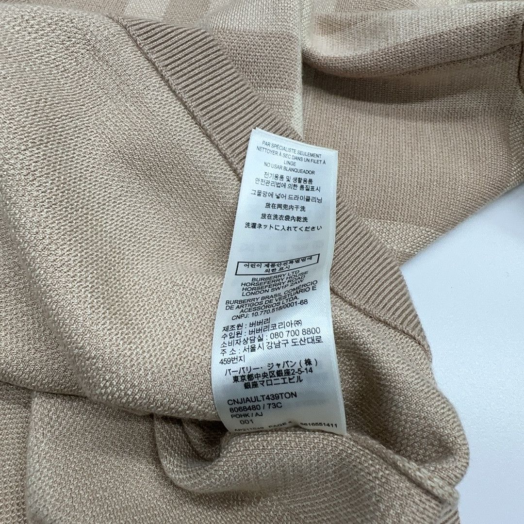 Burberry Burberry Check Knit Short Sleeve T-Shirt Size XXL Size US XXL / EU 58 / 5 - 4 Thumbnail