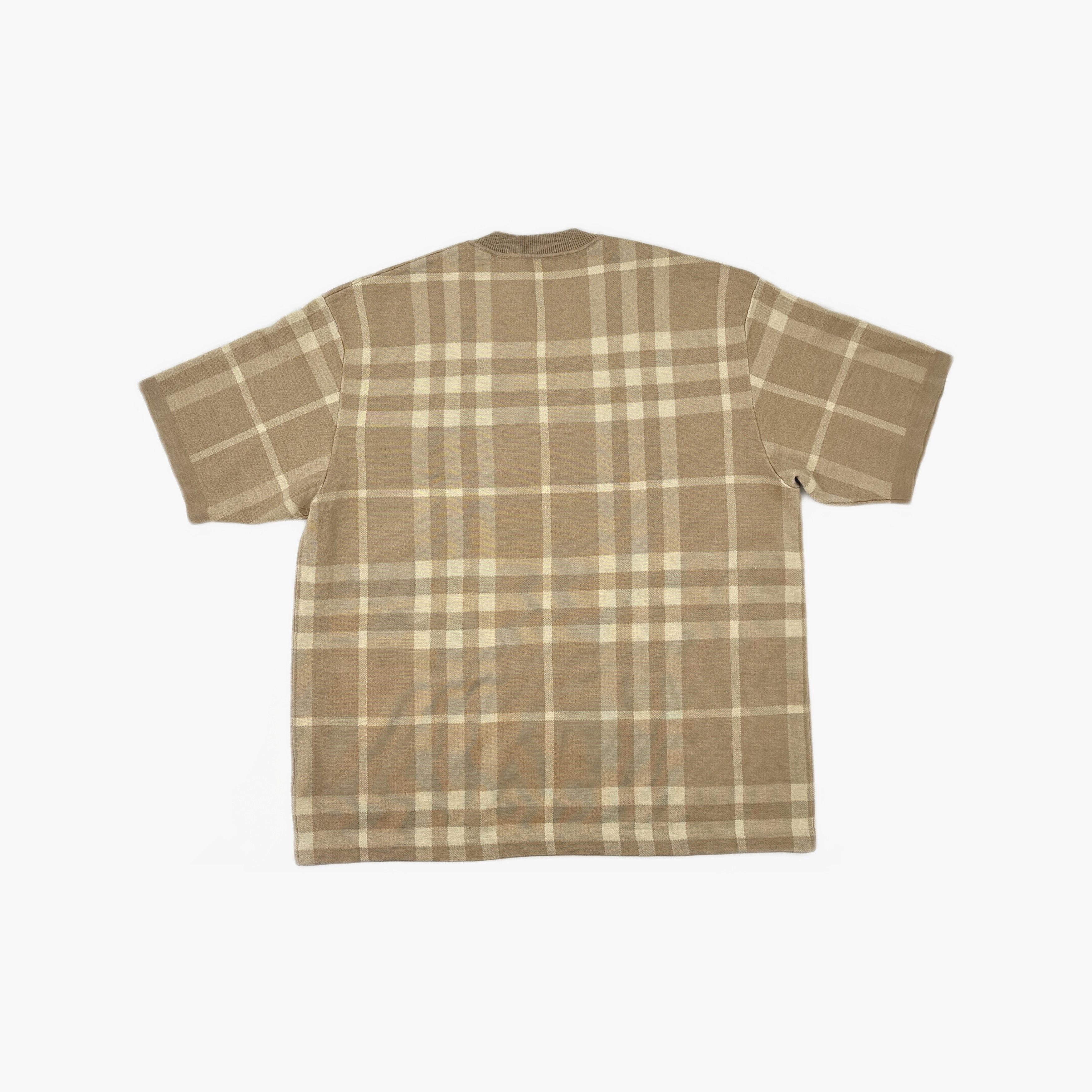 Burberry Burberry Check Knit Short Sleeve T-Shirt Size XXL Size US XXL / EU 58 / 5 - 2 Thumbnail