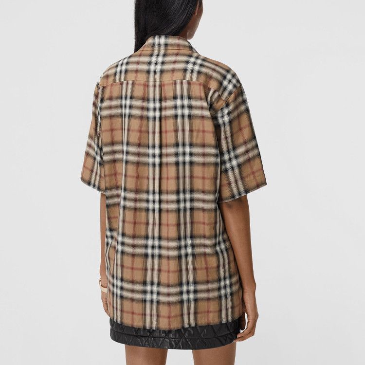 Burberry Burberry Check Bowling Shirt Size 4 Size S / US 4 / IT 40 - 10 Thumbnail