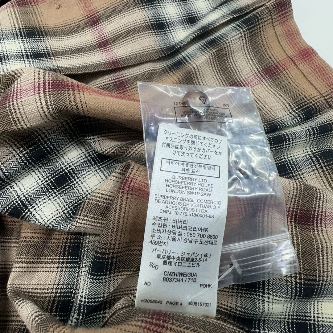 Burberry Burberry Check Bowling Shirt Size 4 Size S / US 4 / IT 40 - 3 Thumbnail