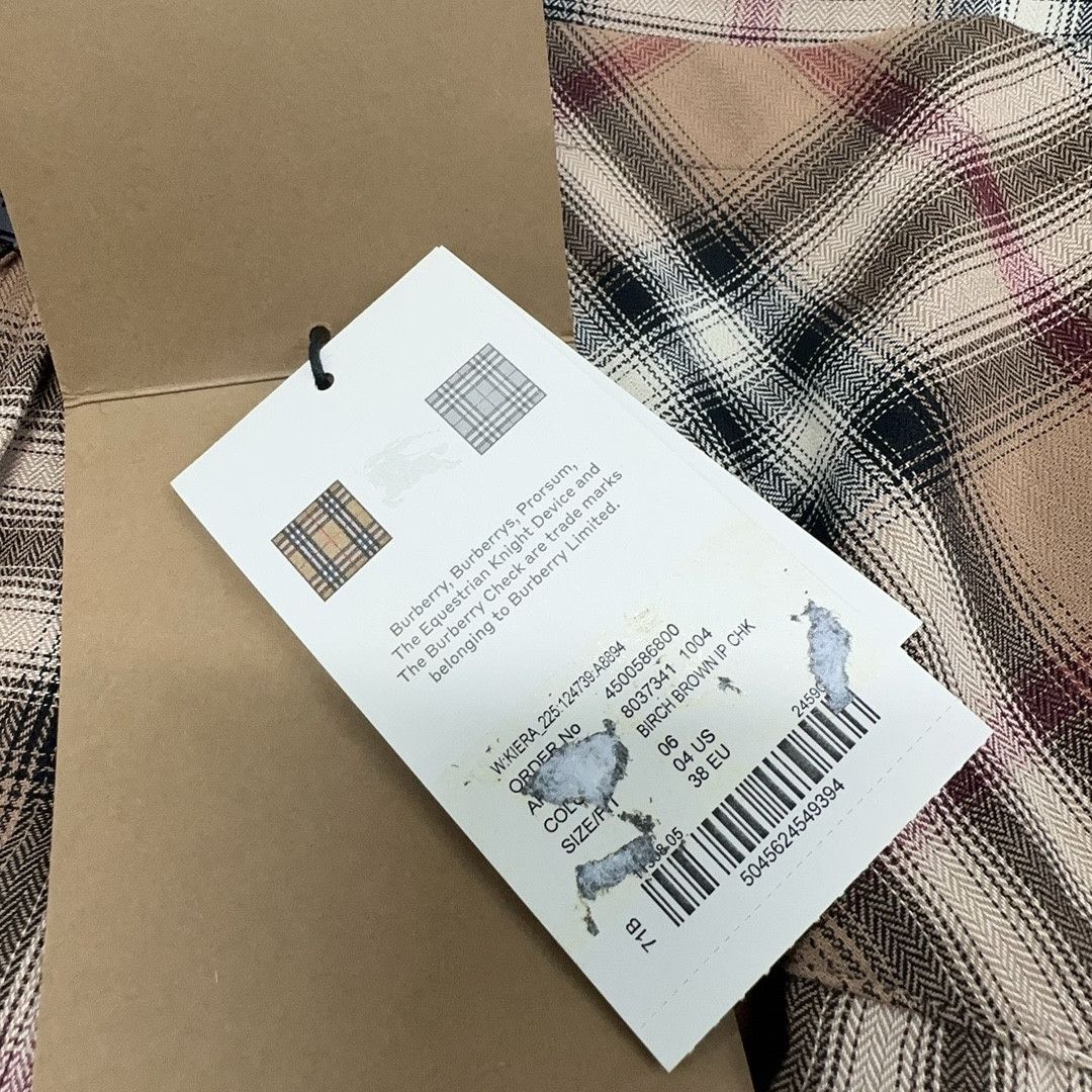 Burberry Burberry Check Bowling Shirt Size 4 Size S / US 4 / IT 40 - 4 Thumbnail