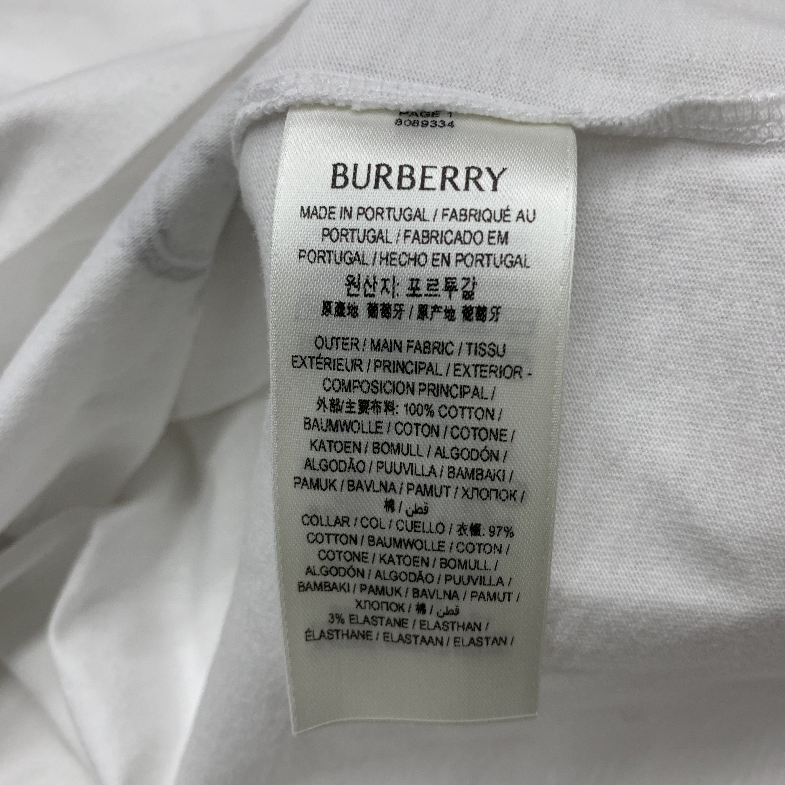 Burberry Burberry Chain Graphic T-Shirt Size XL Size US XL / EU 56 / 4 - 4 Thumbnail