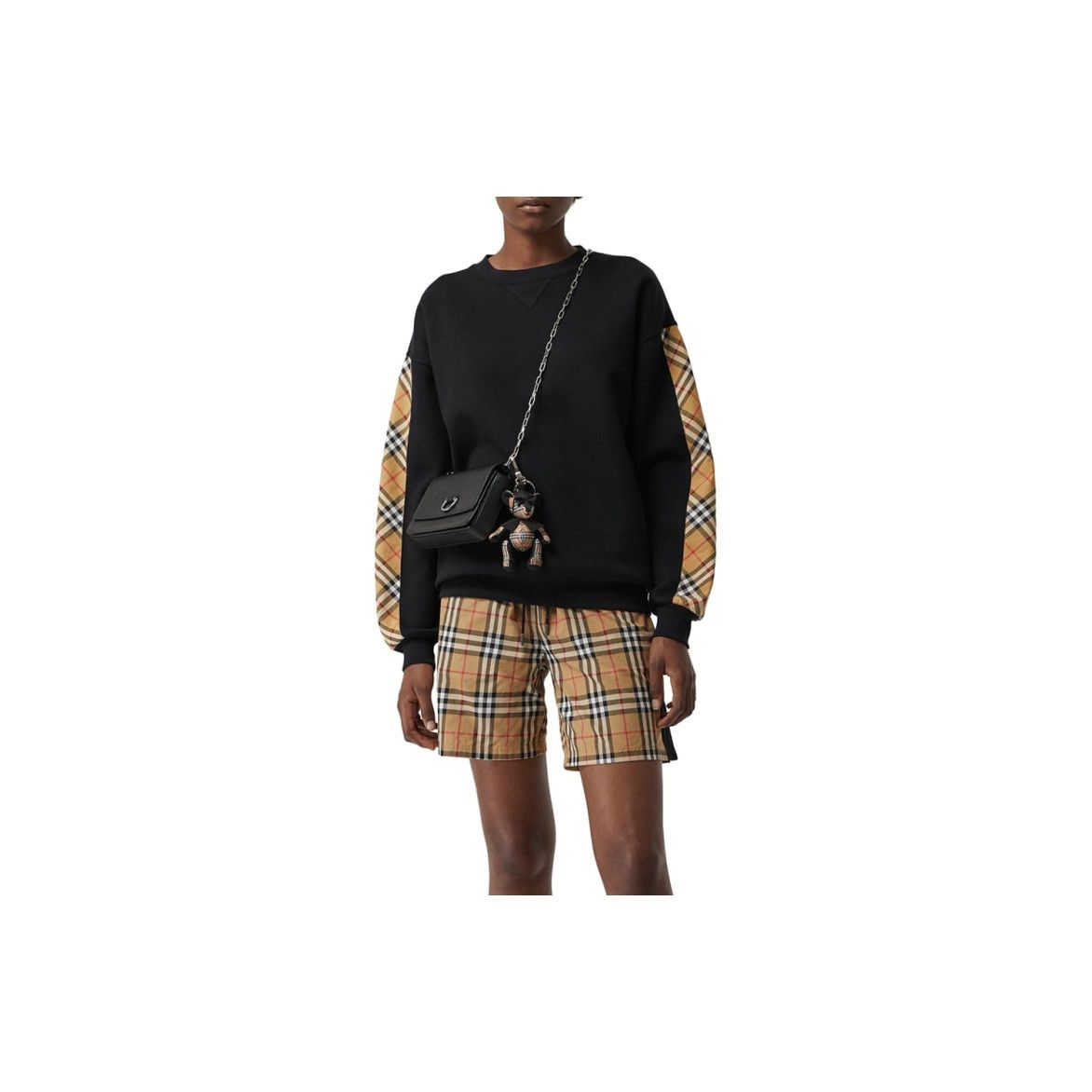 Burberry Burberry Check Sleeve Sweatshirt Size XS Size XS / US 0-2 / IT 36-38 - 6 Thumbnail