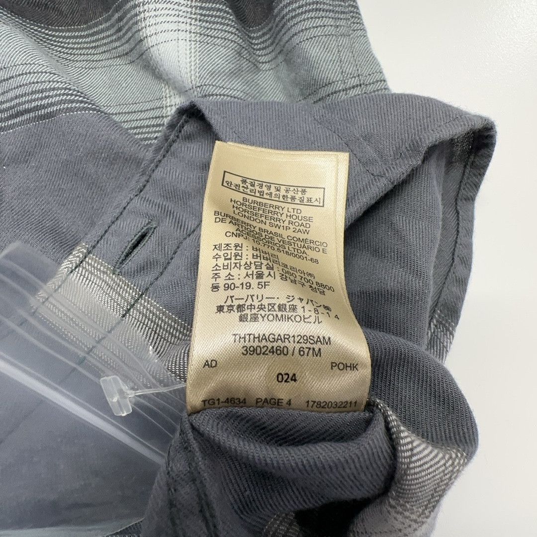 Burberry Burberry Brit Gray Plaid Button Up Shirt Size XS Size US XS / EU 42 / 0 - 10 Thumbnail